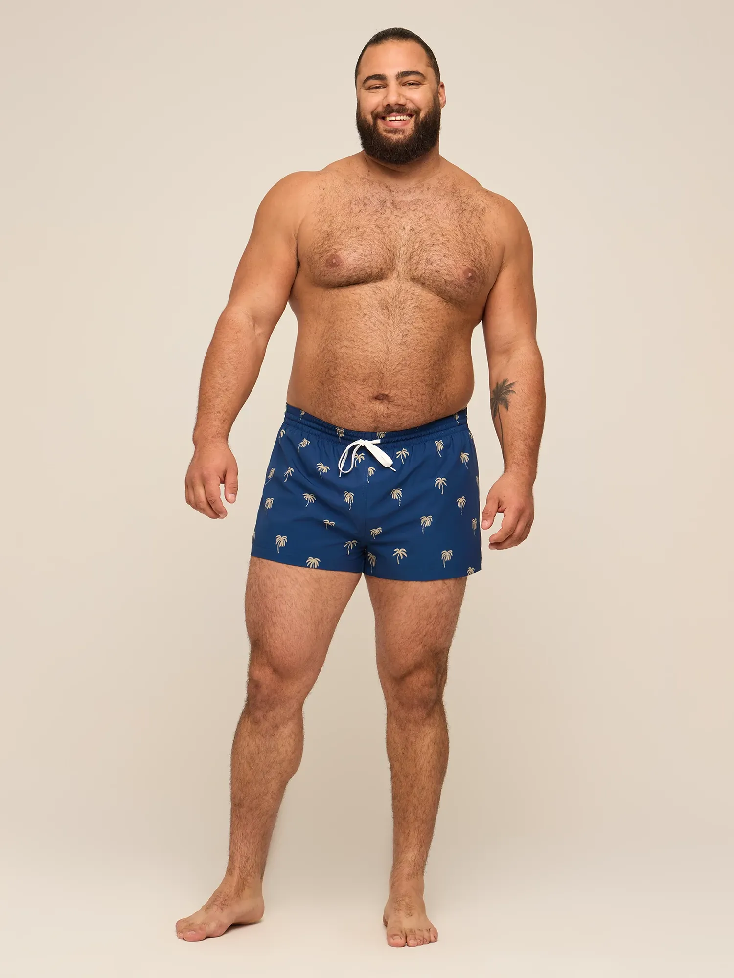 The Midnight Palms 2" (Classic Lined Swim Trunk) - Image 5