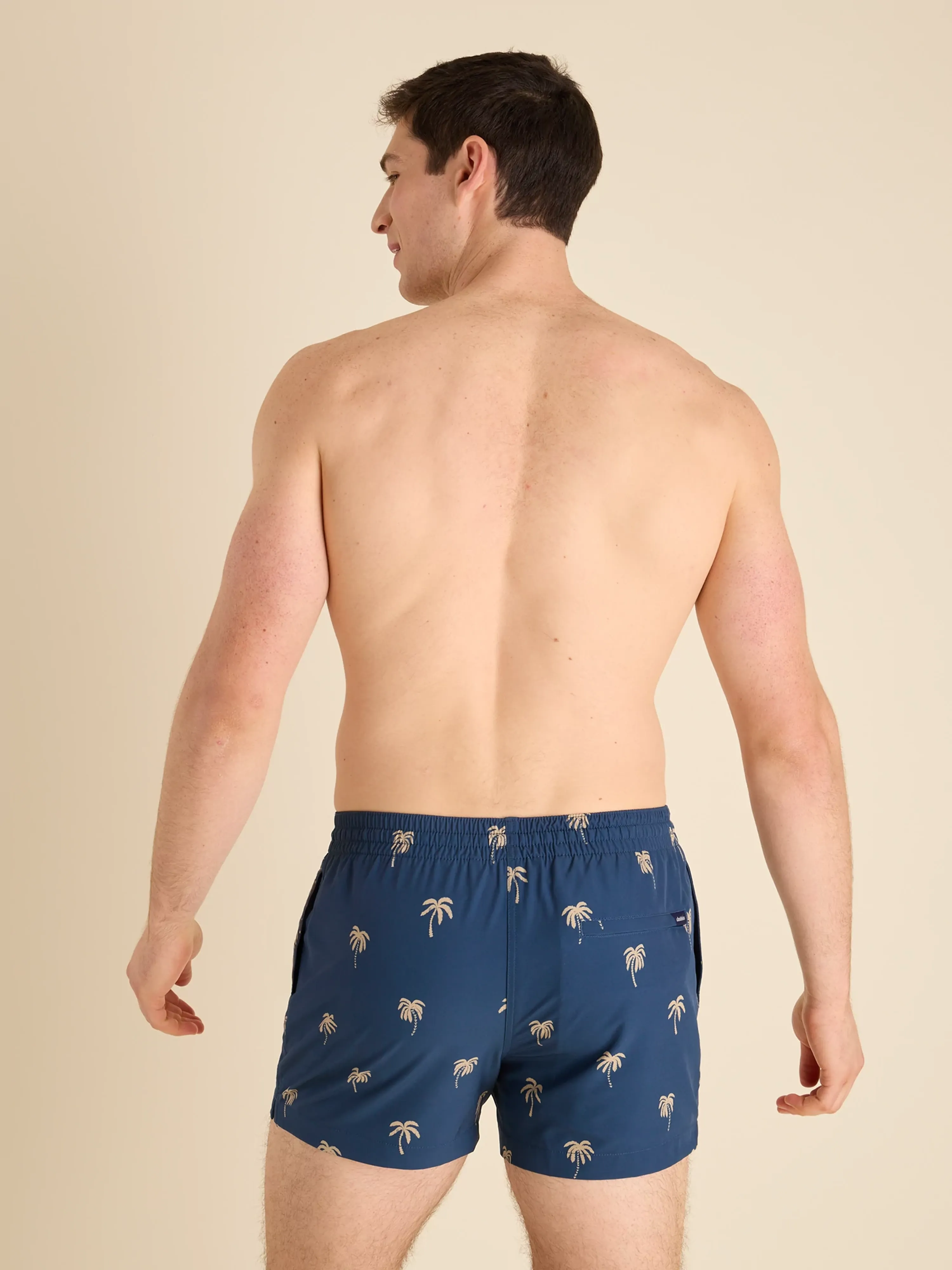 The Midnight Palms 4"(Classic Lined Swim Trunk) - Image 2