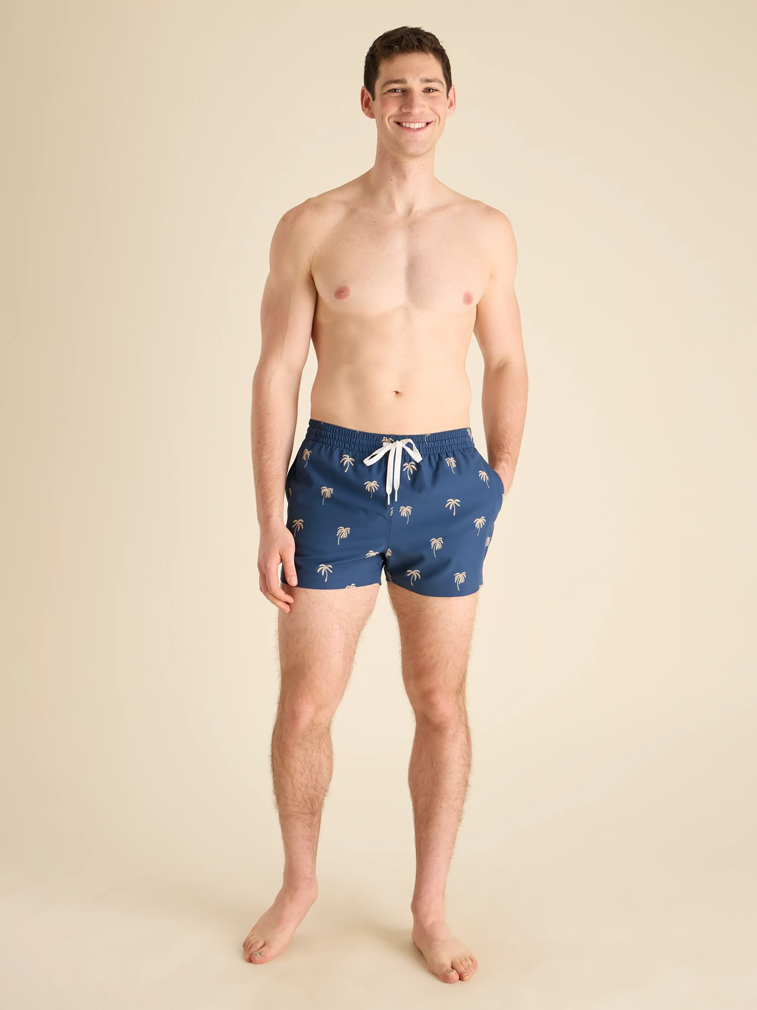 The Midnight Palms 4"(Classic Lined Swim Trunk) - Image 4