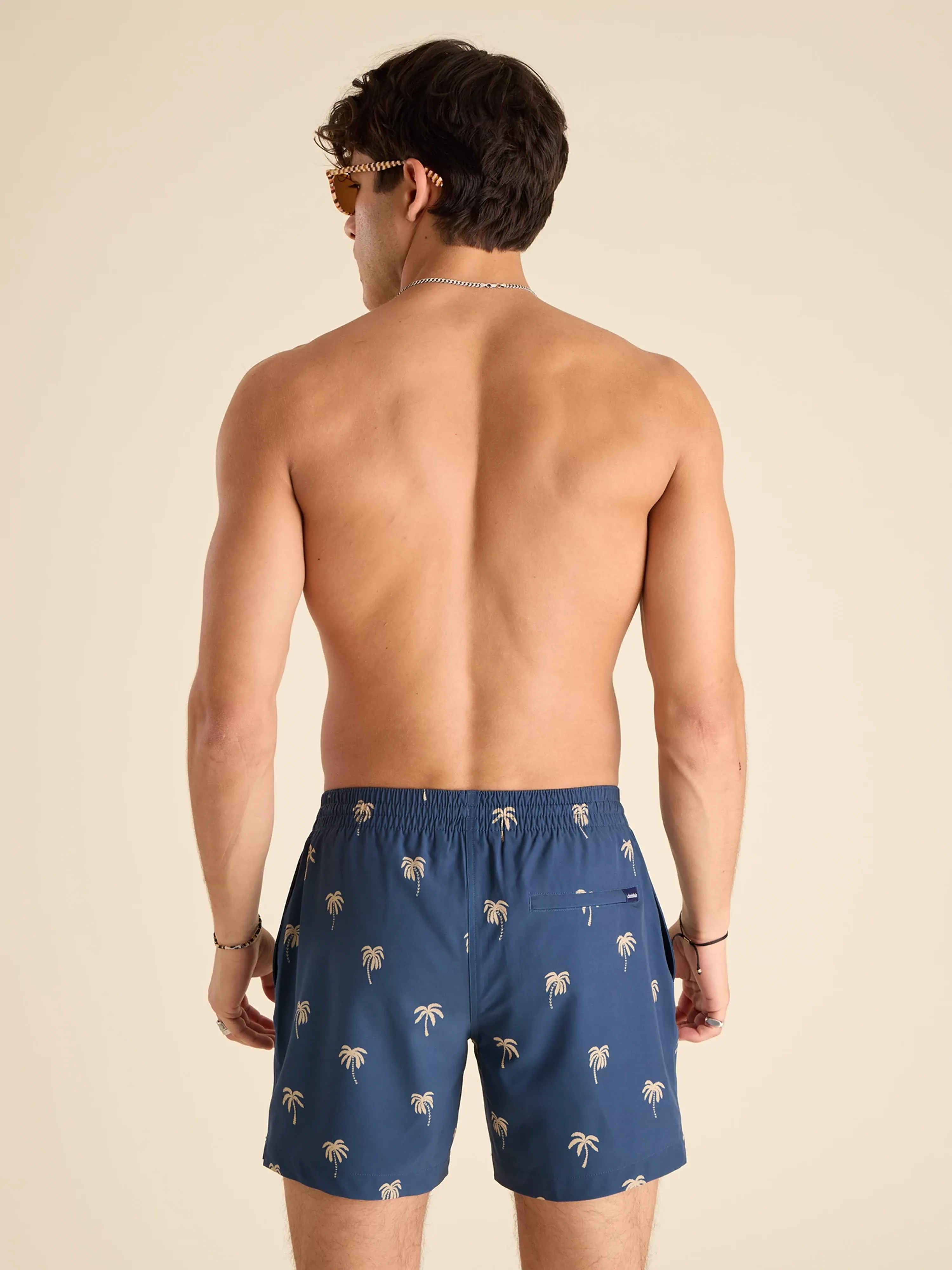 The Midnight Palms 5.5" (Classic Lined Swim Trunk) - Image 2