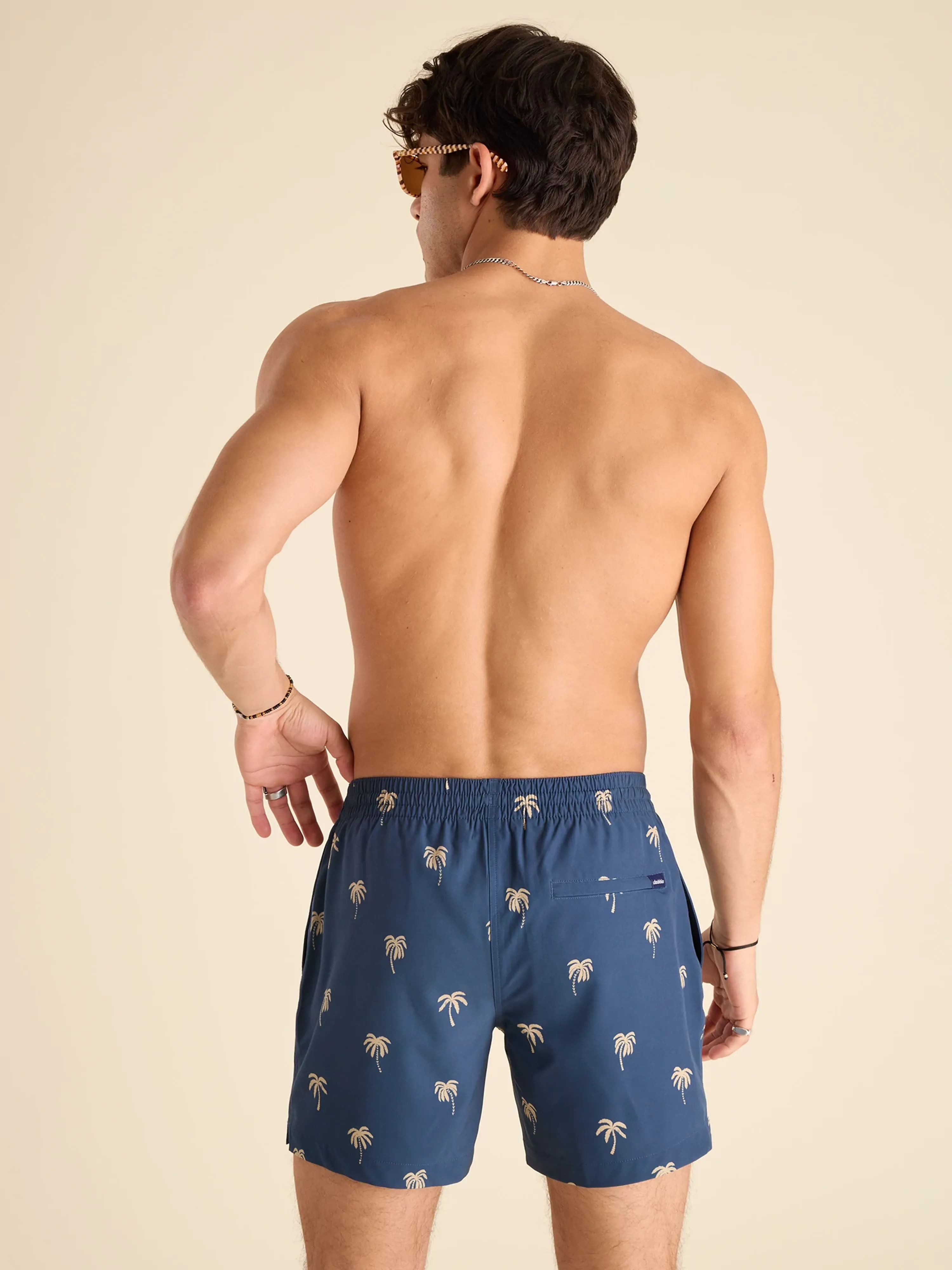 The Midnight Palms 5.5" (Classic Swim Trunk) - Image 2