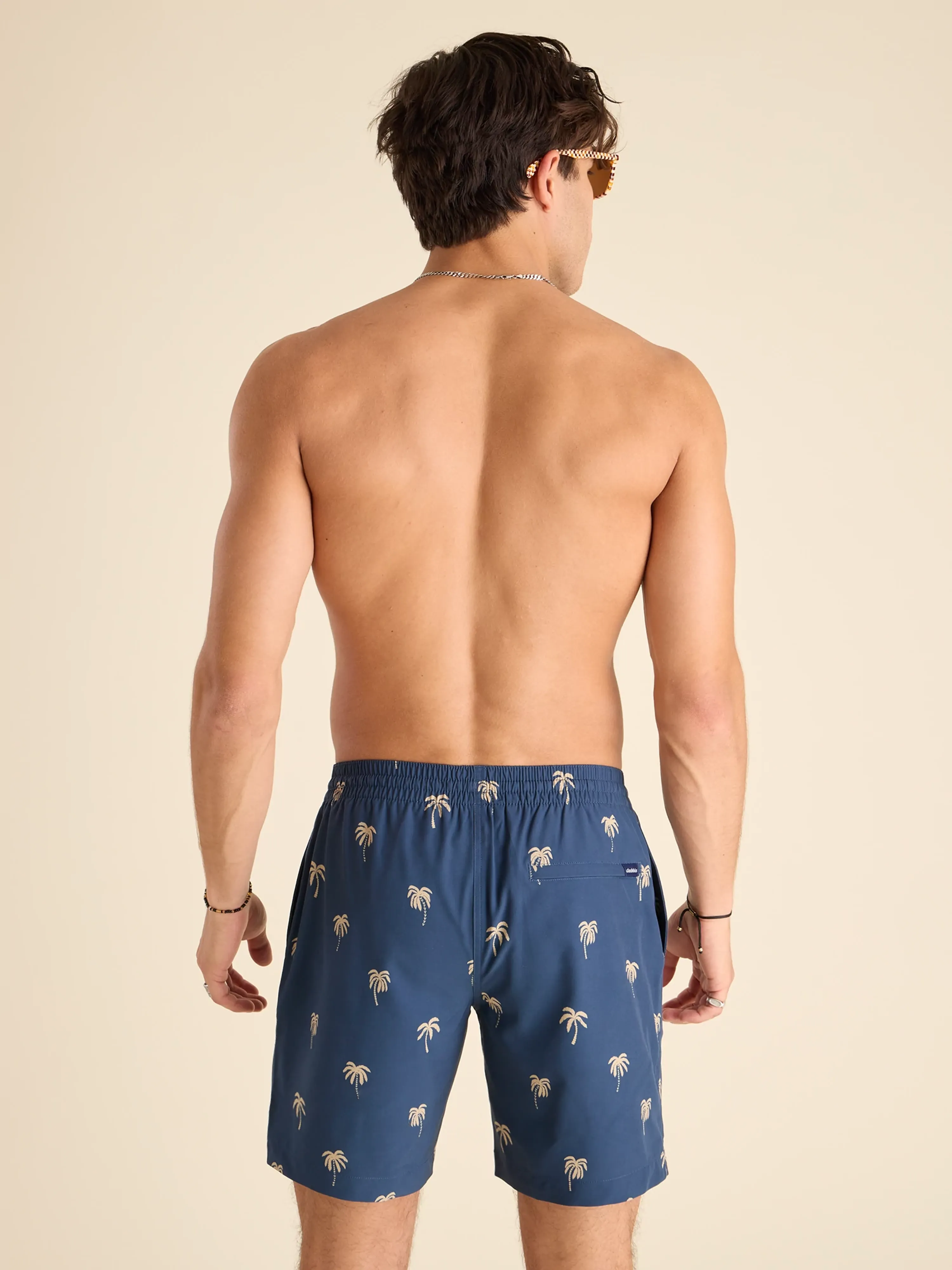 The Midnight Palms 7" (Classic Lined Swim Trunk) - Image 2