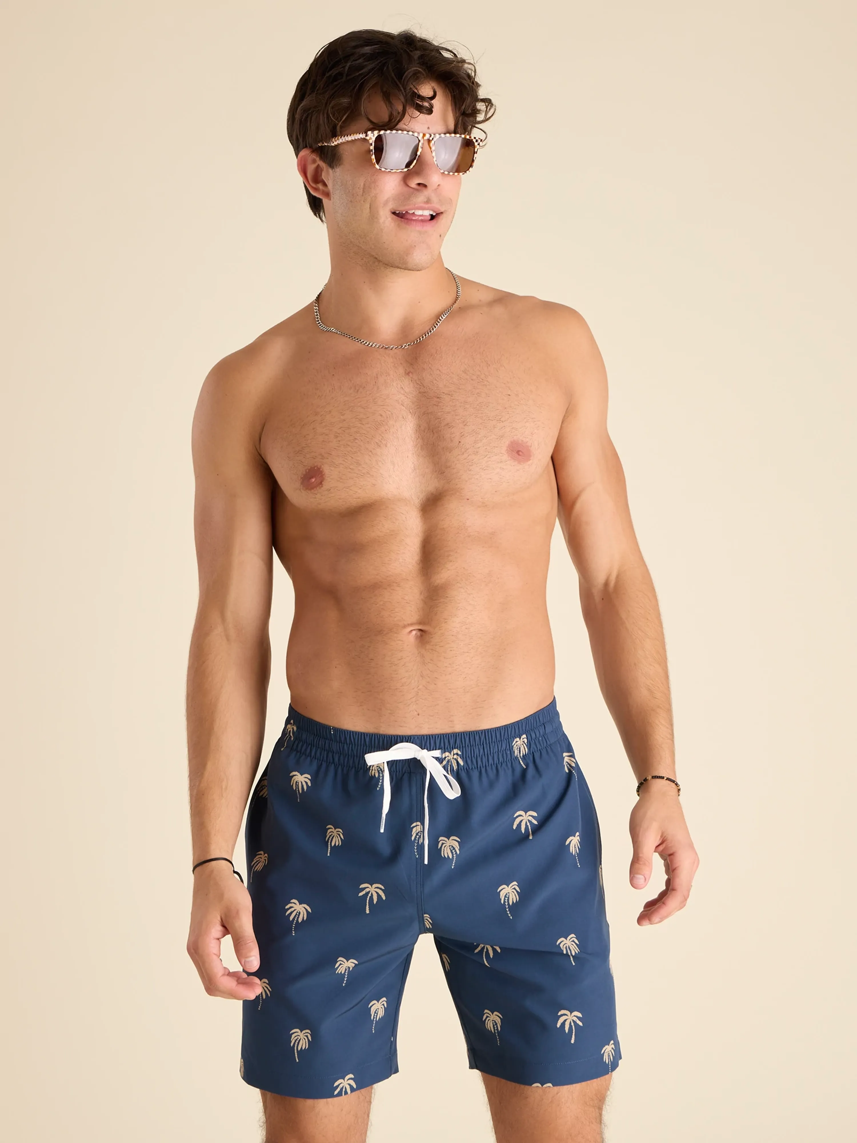 The Midnight Palms 7" (Classic Lined Swim Trunk) - Image 4