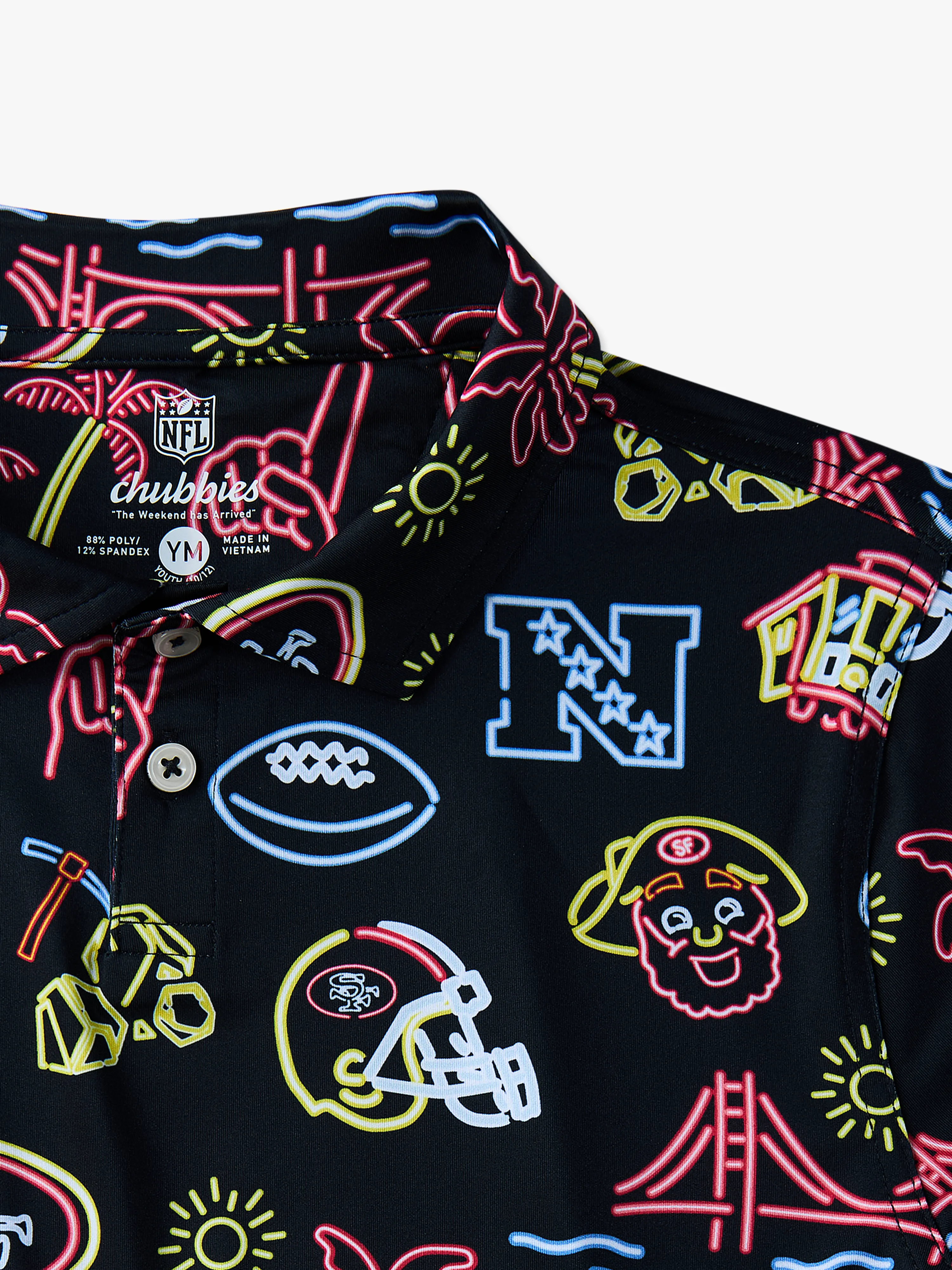 The Neon 49ers (NFL Boys Performance Polo) - Image 2