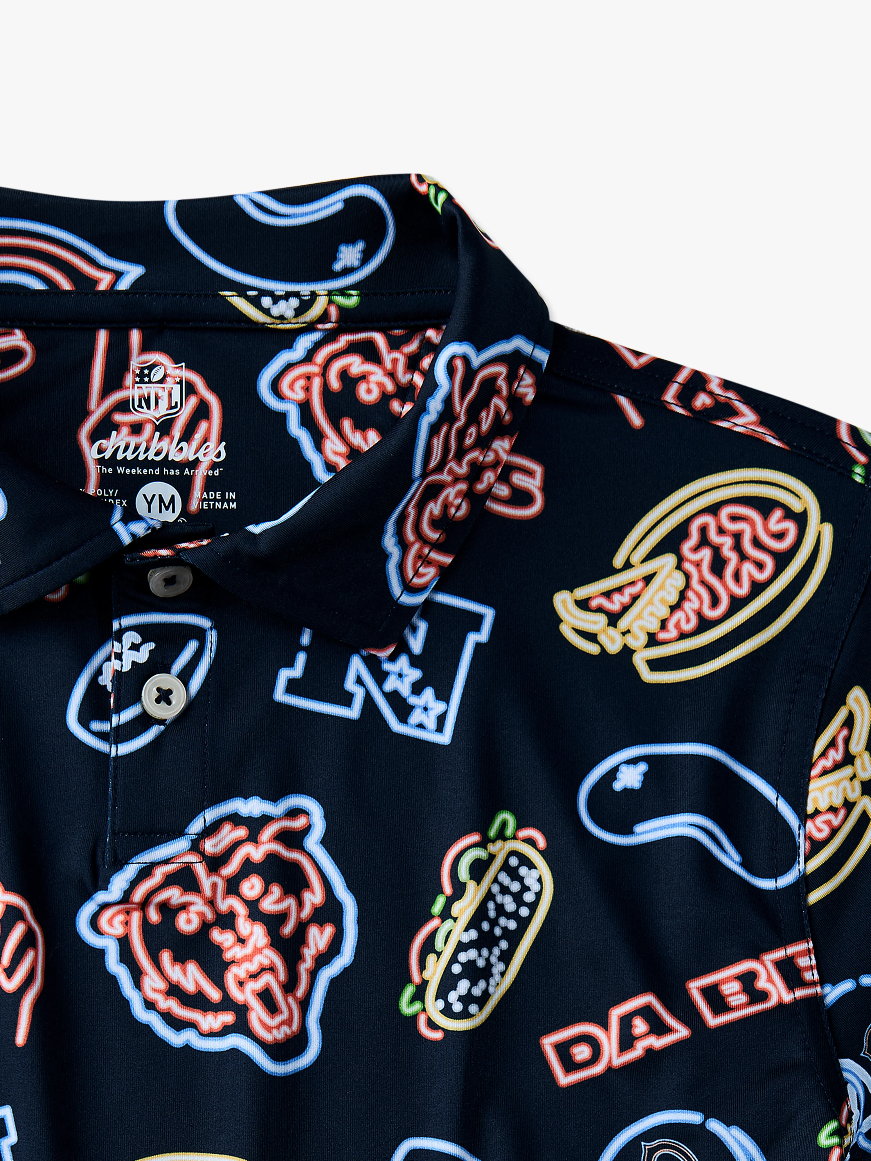 The Neon Bears (NFL Boys Performance Polo) - Image 2
