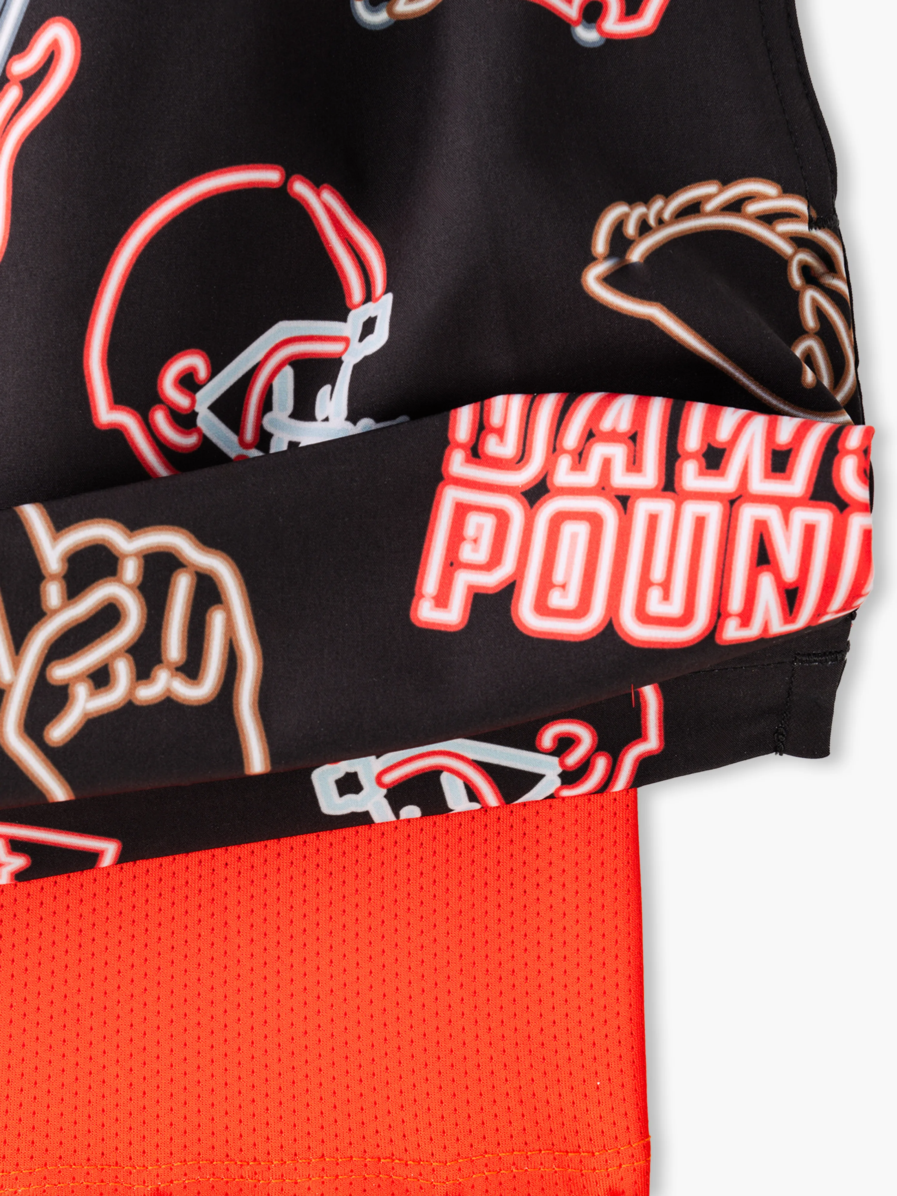 The Neon Browns 5.5" (NFL Classic Lined Swim Trunks) - Image 2
