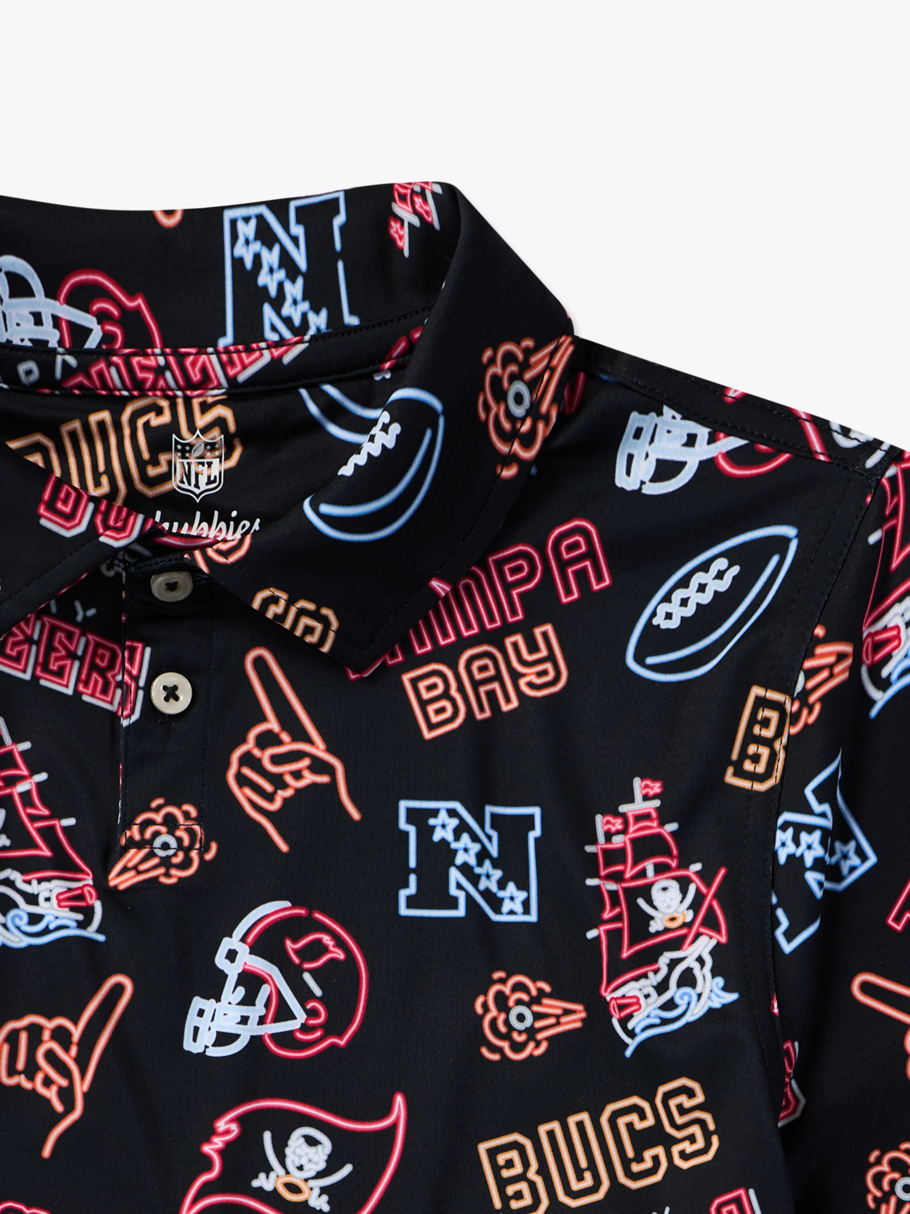 The Neon Buccaneers (NFL Boys Performance Polo) - Image 2