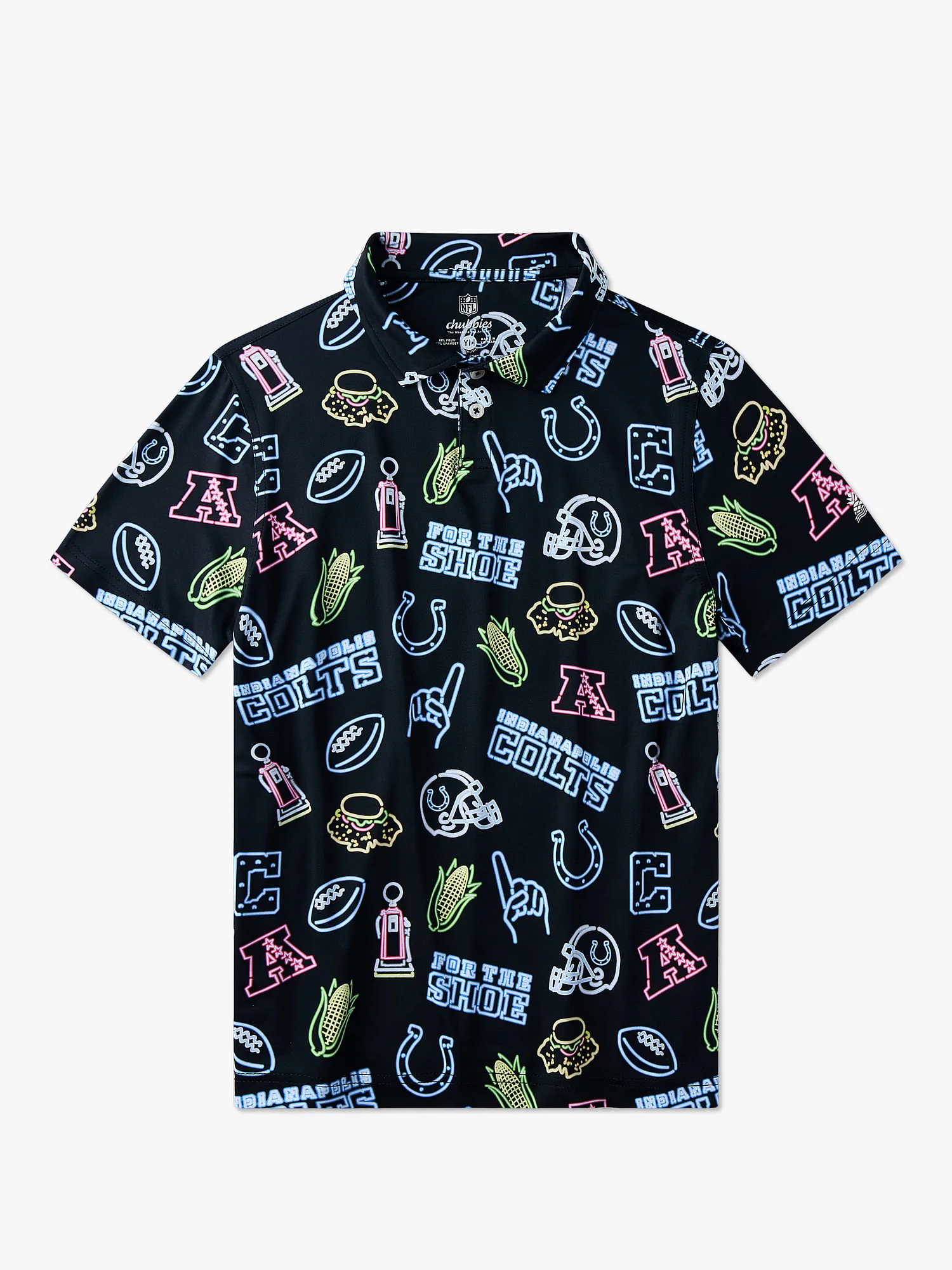 The Neon Colts (NFL Boys Performance Polo)