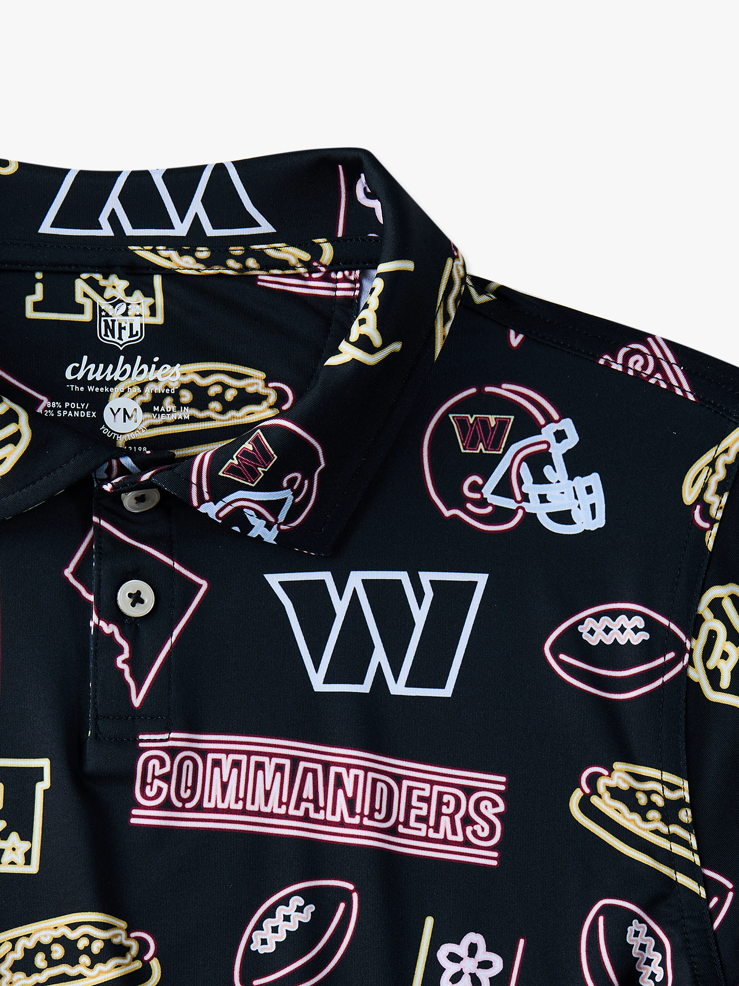 The Neon Commanders (NFL Boys Performance Polo) - Image 2