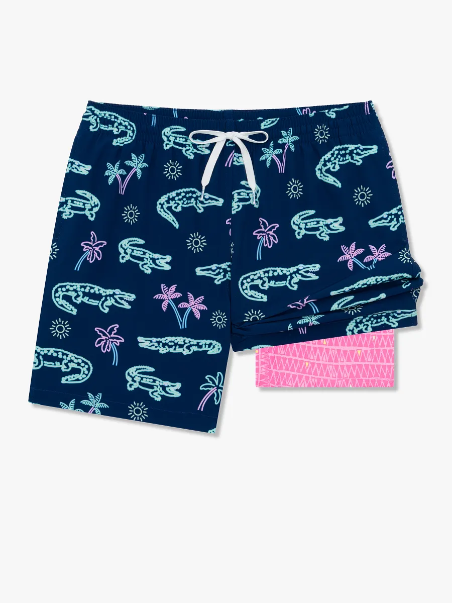The Neon Glades 7" (Classic Lined Swim Trunk) - Image 5