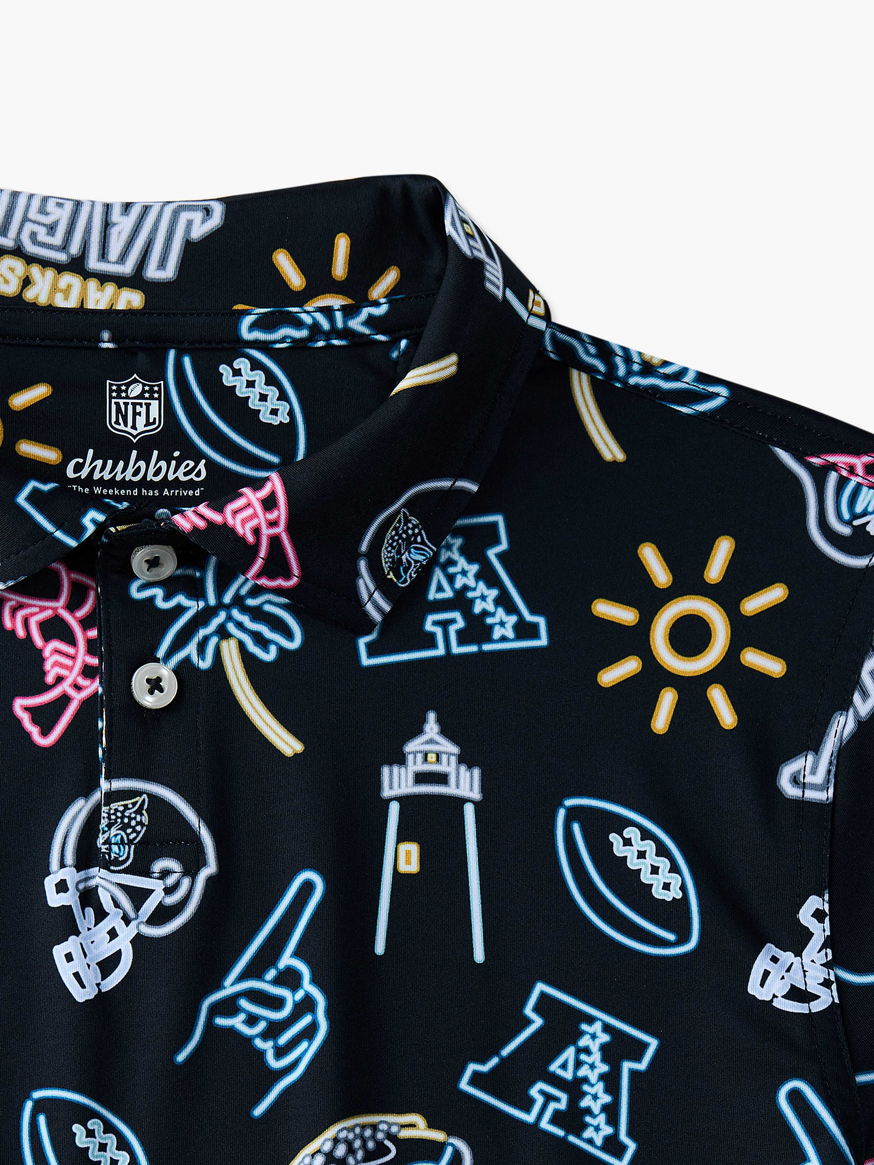 The Neon Jaguars (NFL Boys Performance Polo) - Image 2