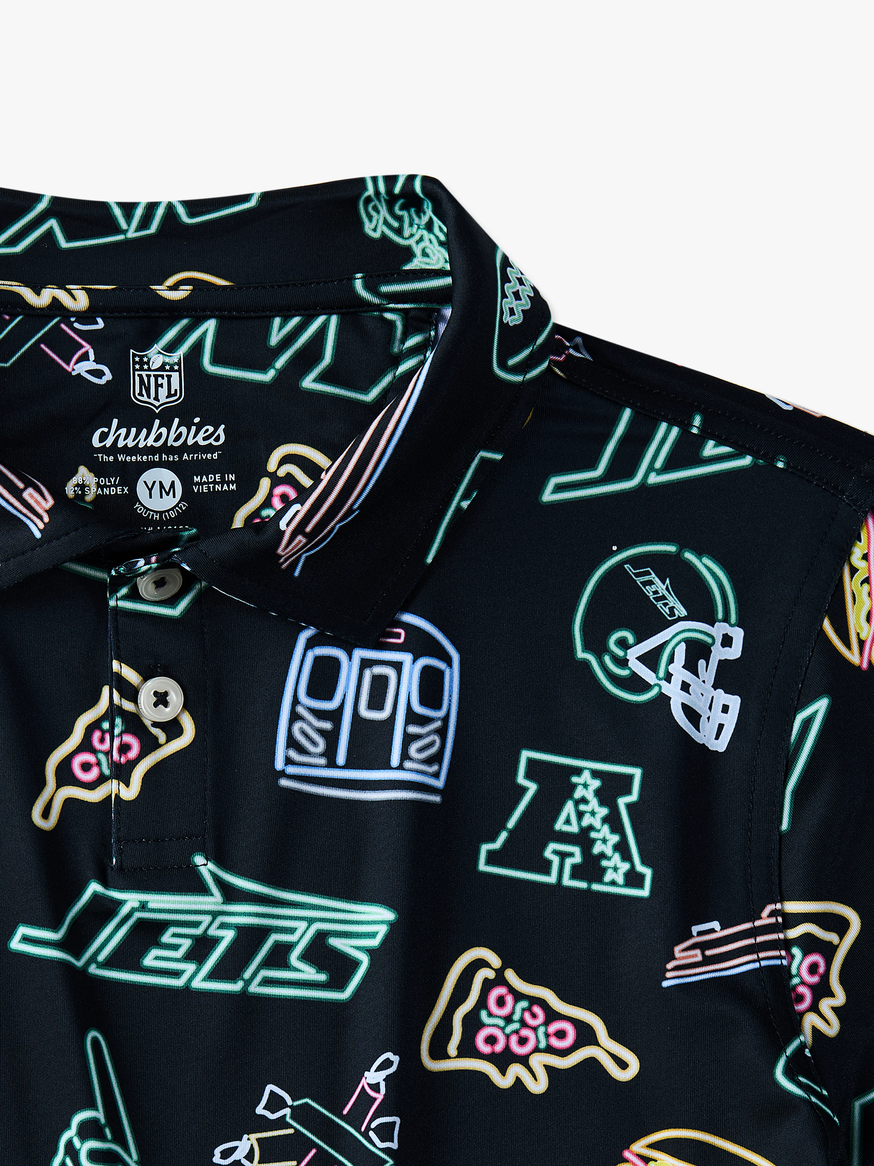 The Neon Jets (NFL Boys Performance Polo) - Image 2