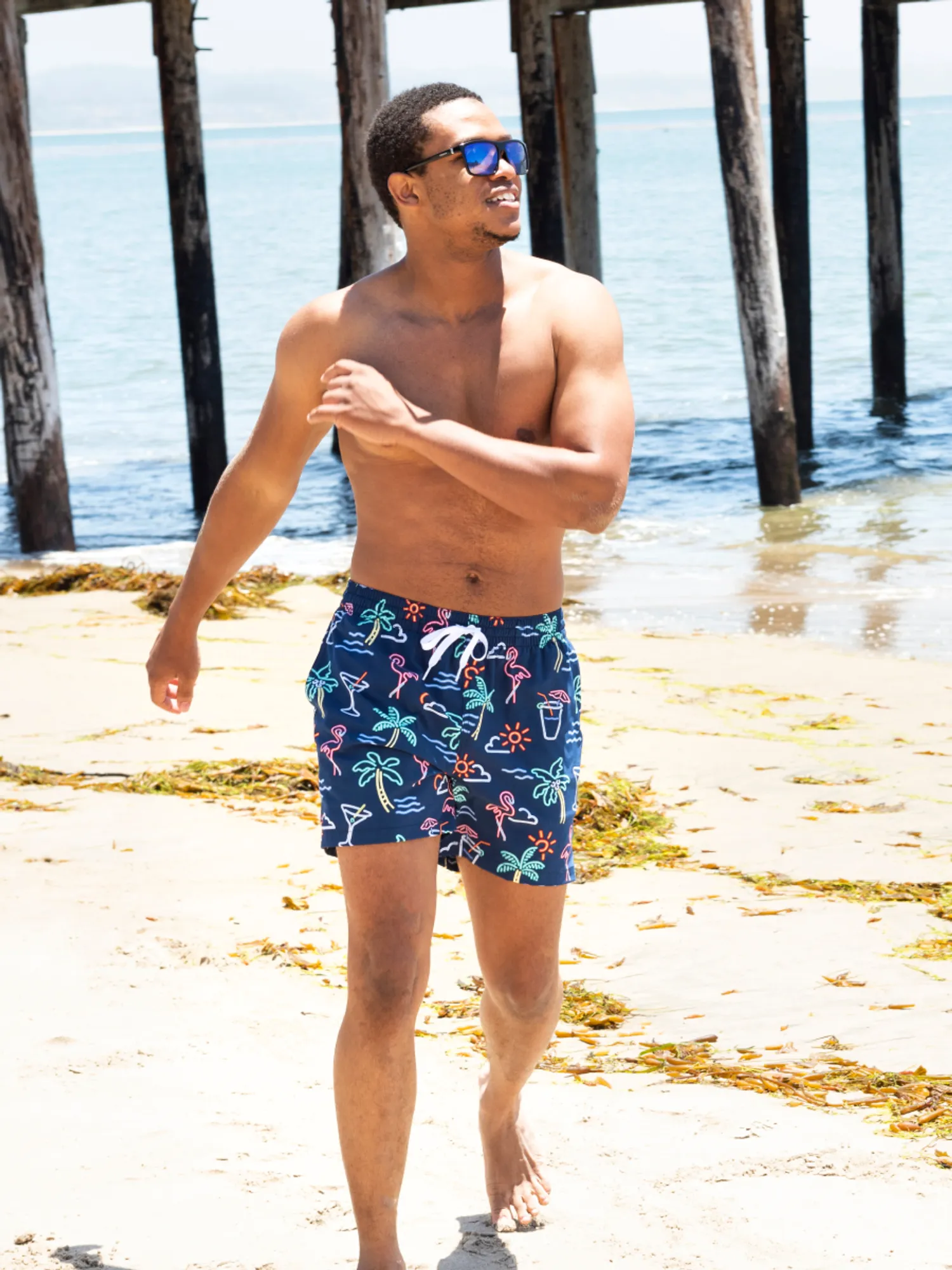 The Neon Lights 5.5" (Classic Lined Swim Trunk) - Image 4