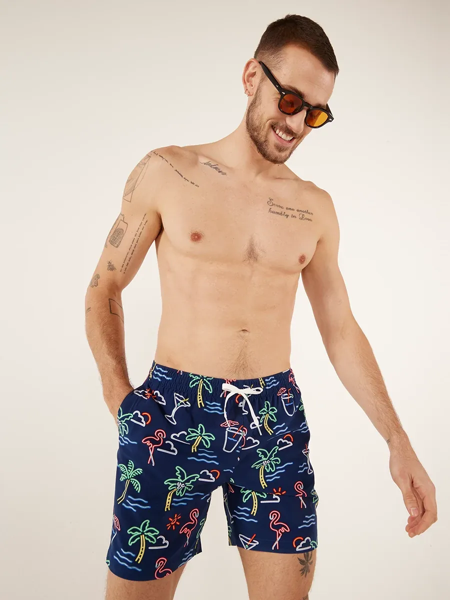 The Neon Lights 7"  (Classic Swim Trunk) - Image 4