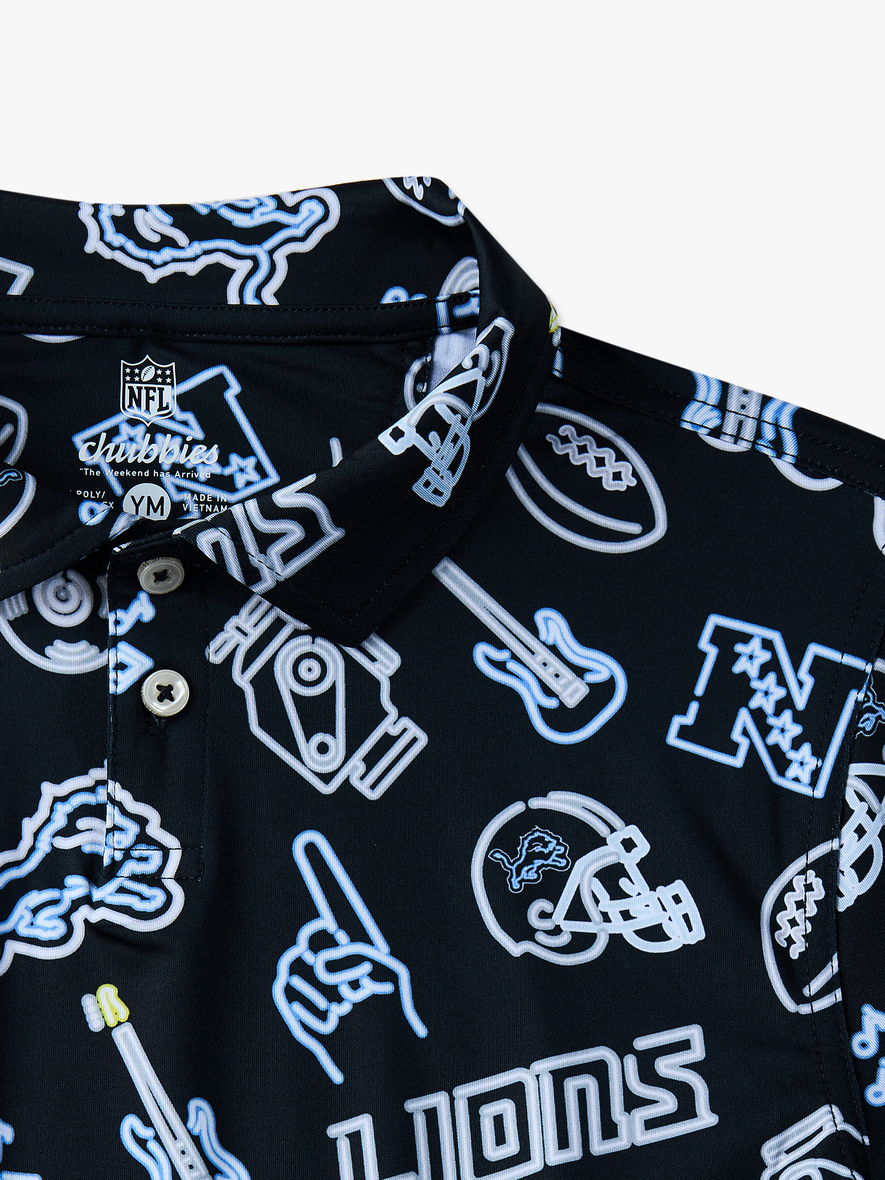 The Neon Lions (NFL Boys Performance Polo) - Image 2
