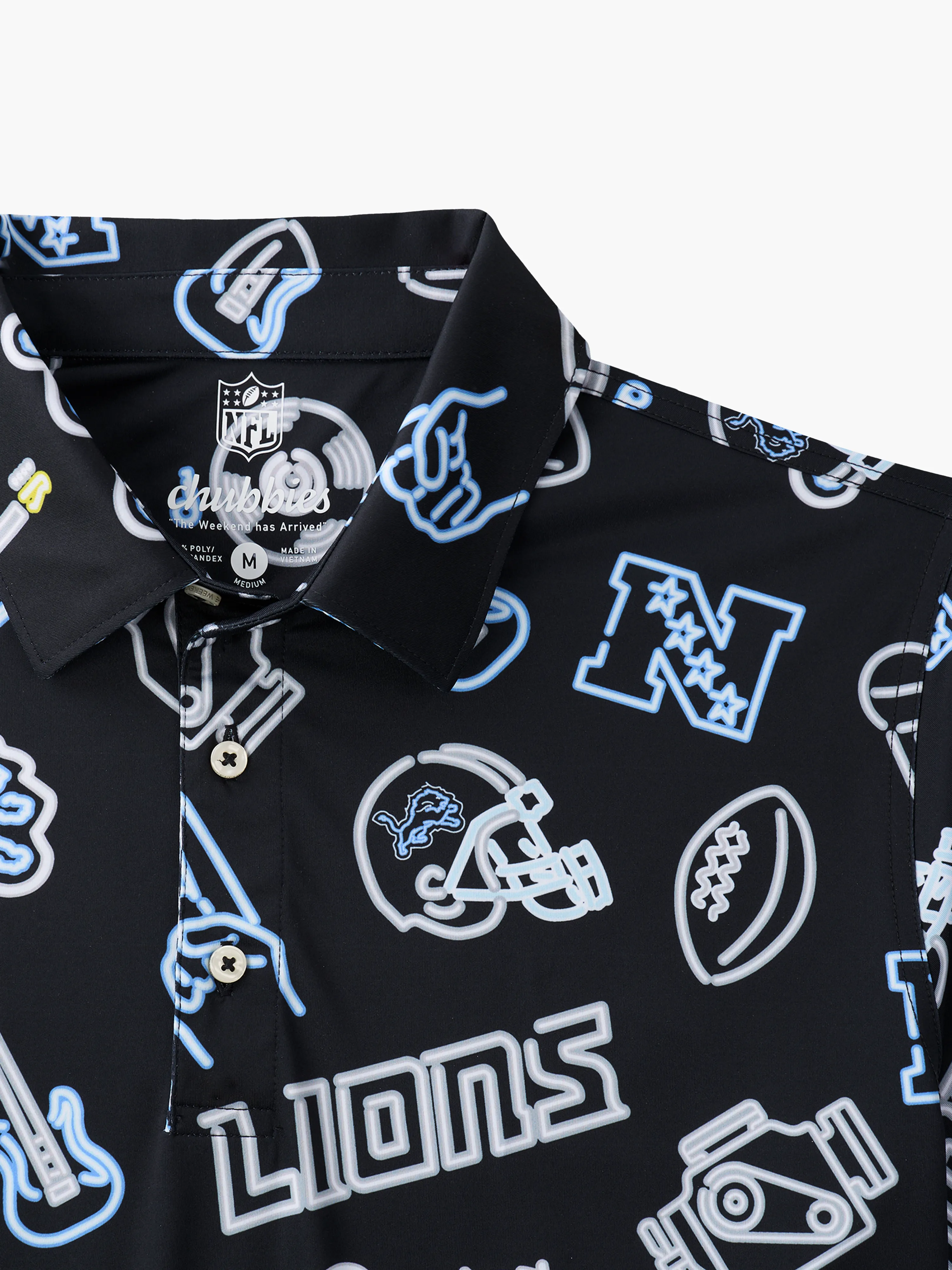 The Neon Lions (NFL Performance Polo) - Image 2