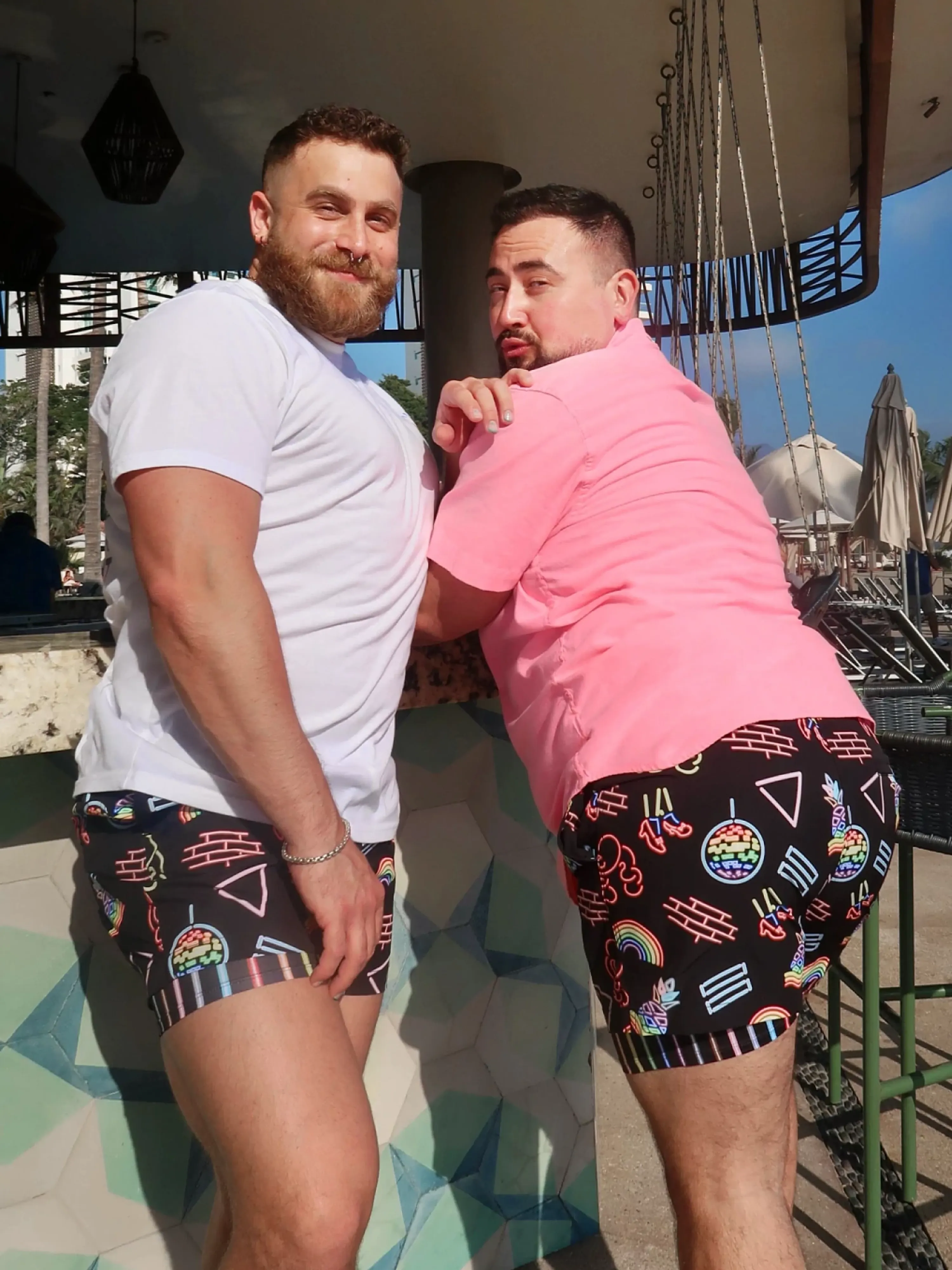 The Neon Pride 5.5" (Classic Lined Swim Trunks) - Image 3