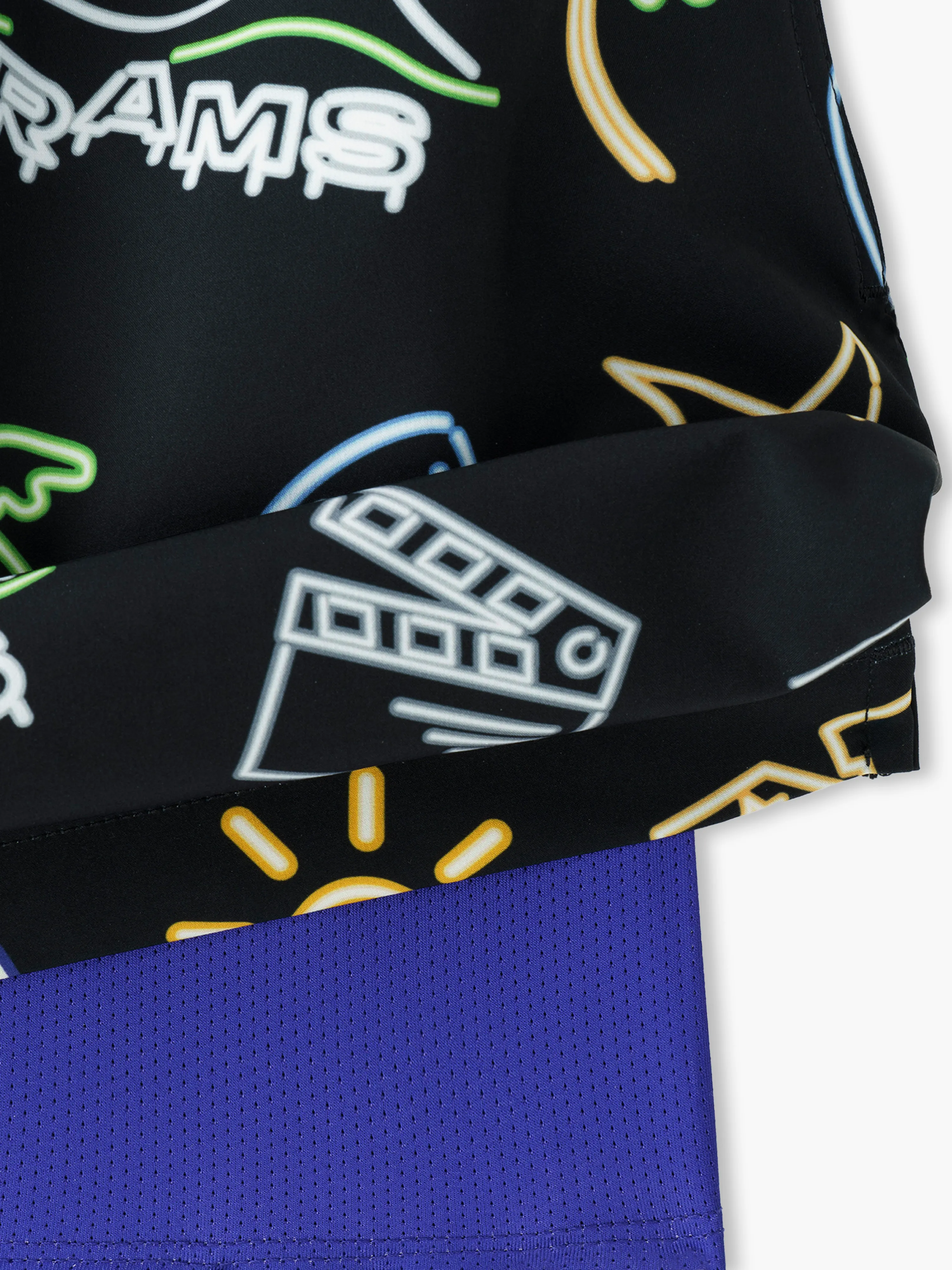 The Neon Rams 5.5" (NFL Classic Lined Swim Trunks) - Image 2