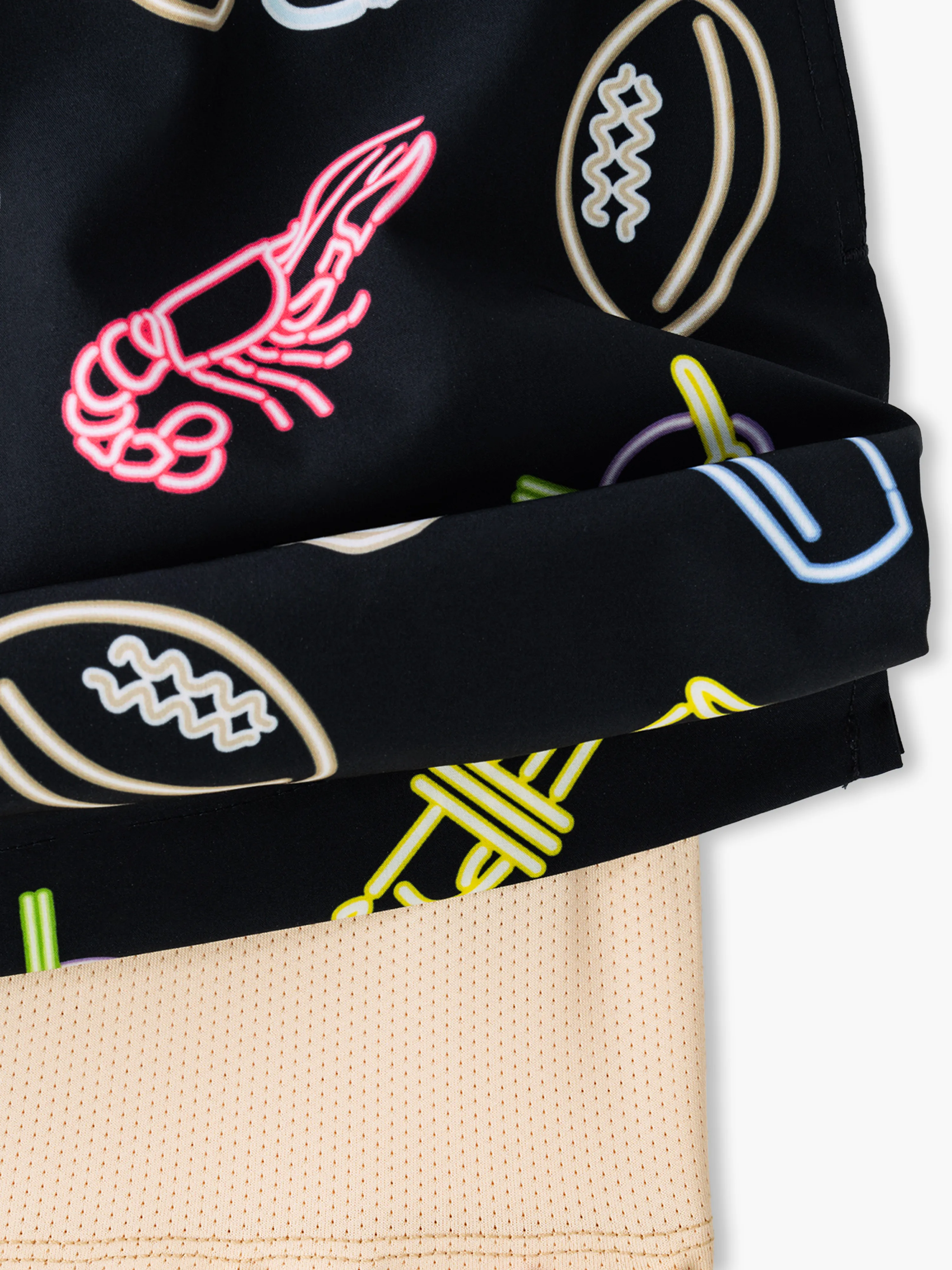 The Neon Saints 5.5" (NFL Classic Lined Swim Trunks) - Image 2