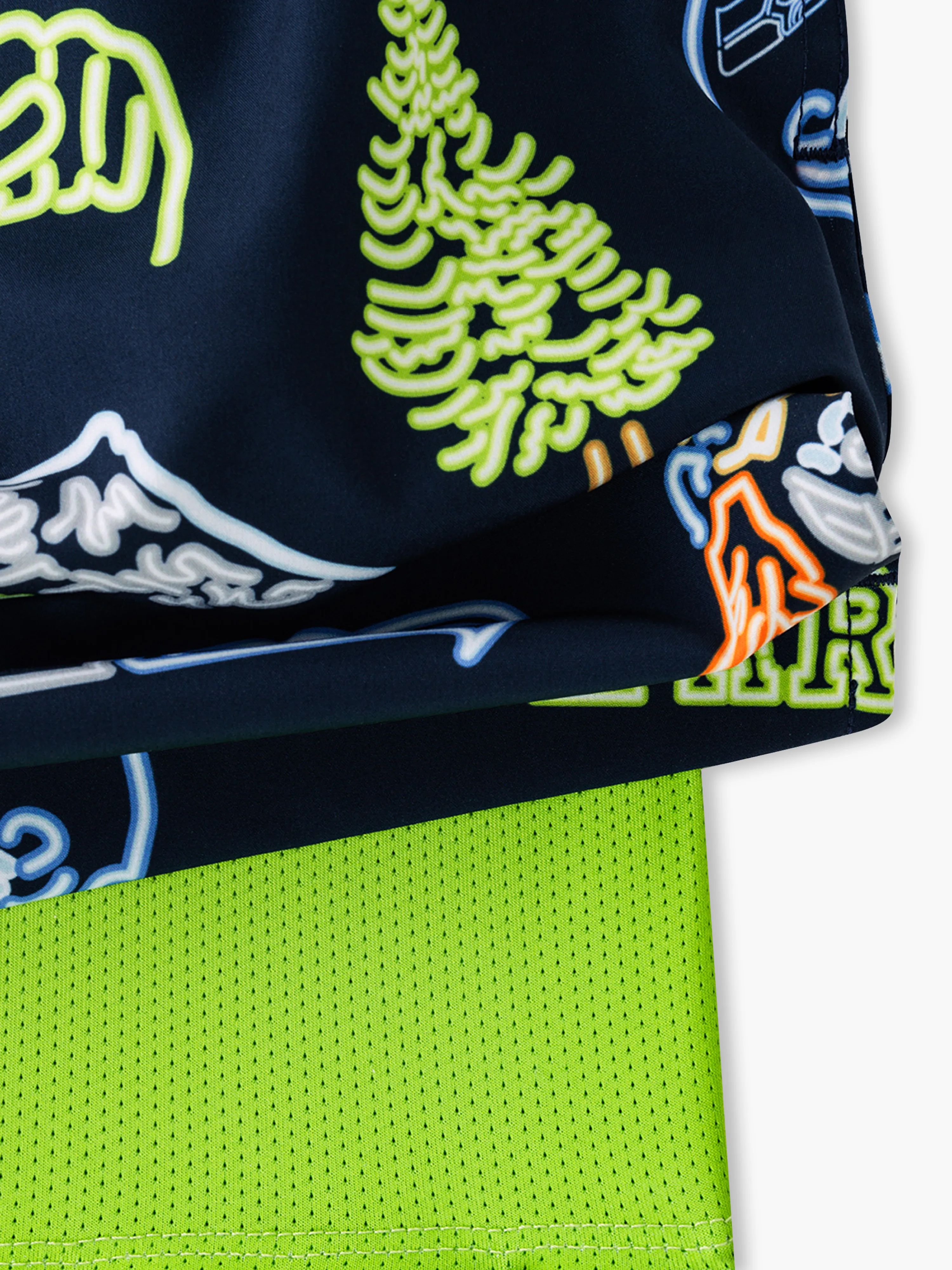 The Neon Seahawks 5.5" (NFL Classic Lined Swim Trunks) - Image 2