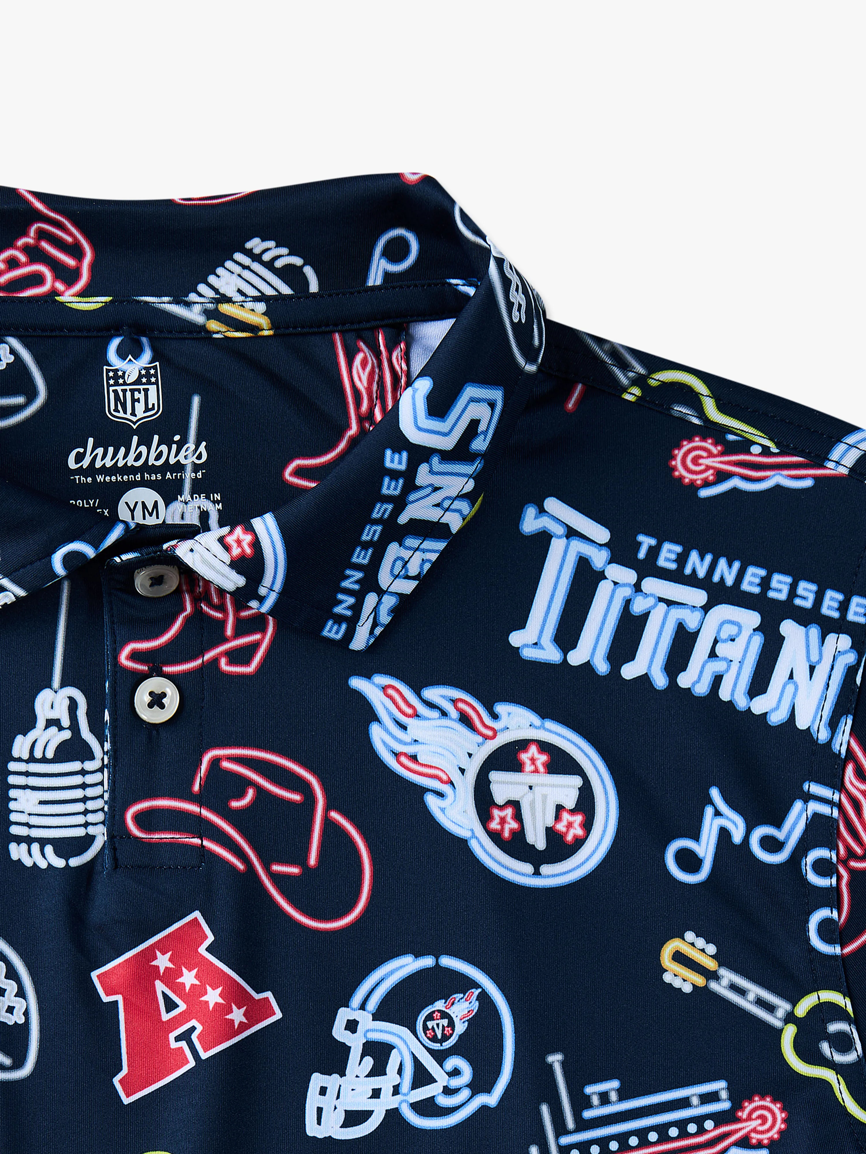 The Neon Titans (NFL Boys Performance Polo) - Image 2