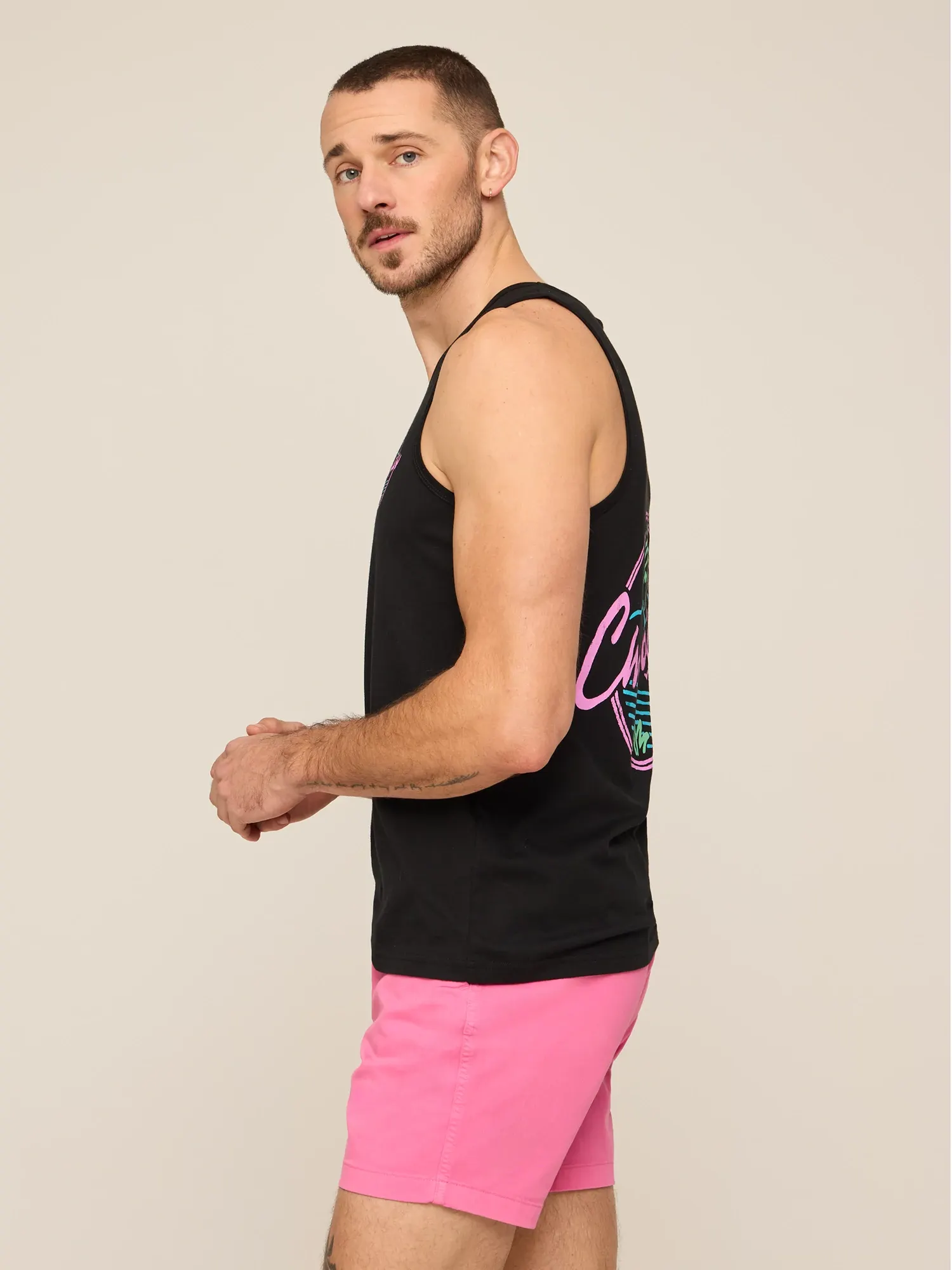 The Night Never Sleeps (Non Pocket Graphic Tank) - Image 3