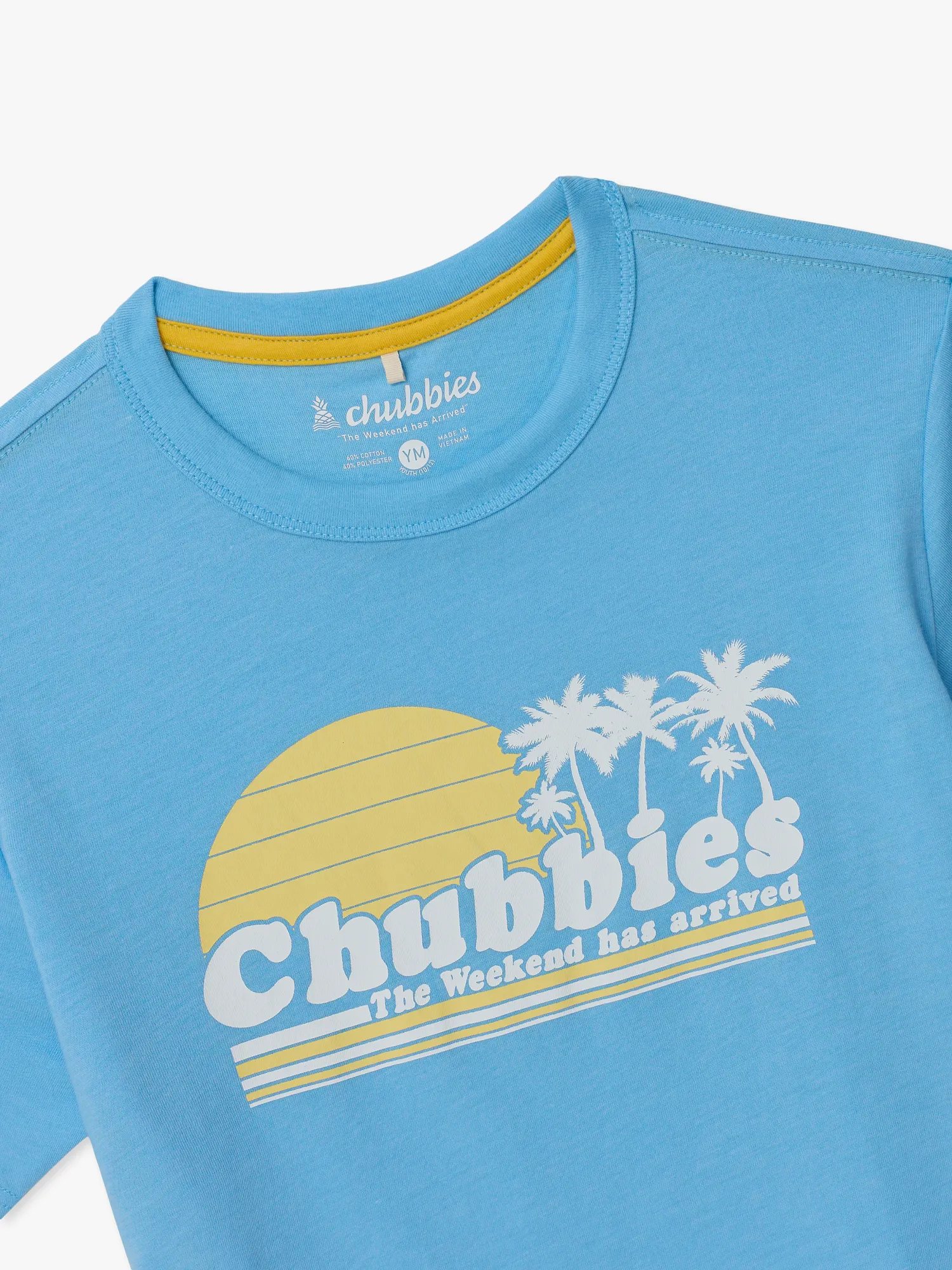 The Ol' College Try (Boys Non Pocket T-Shirt)- Blue - Image 3