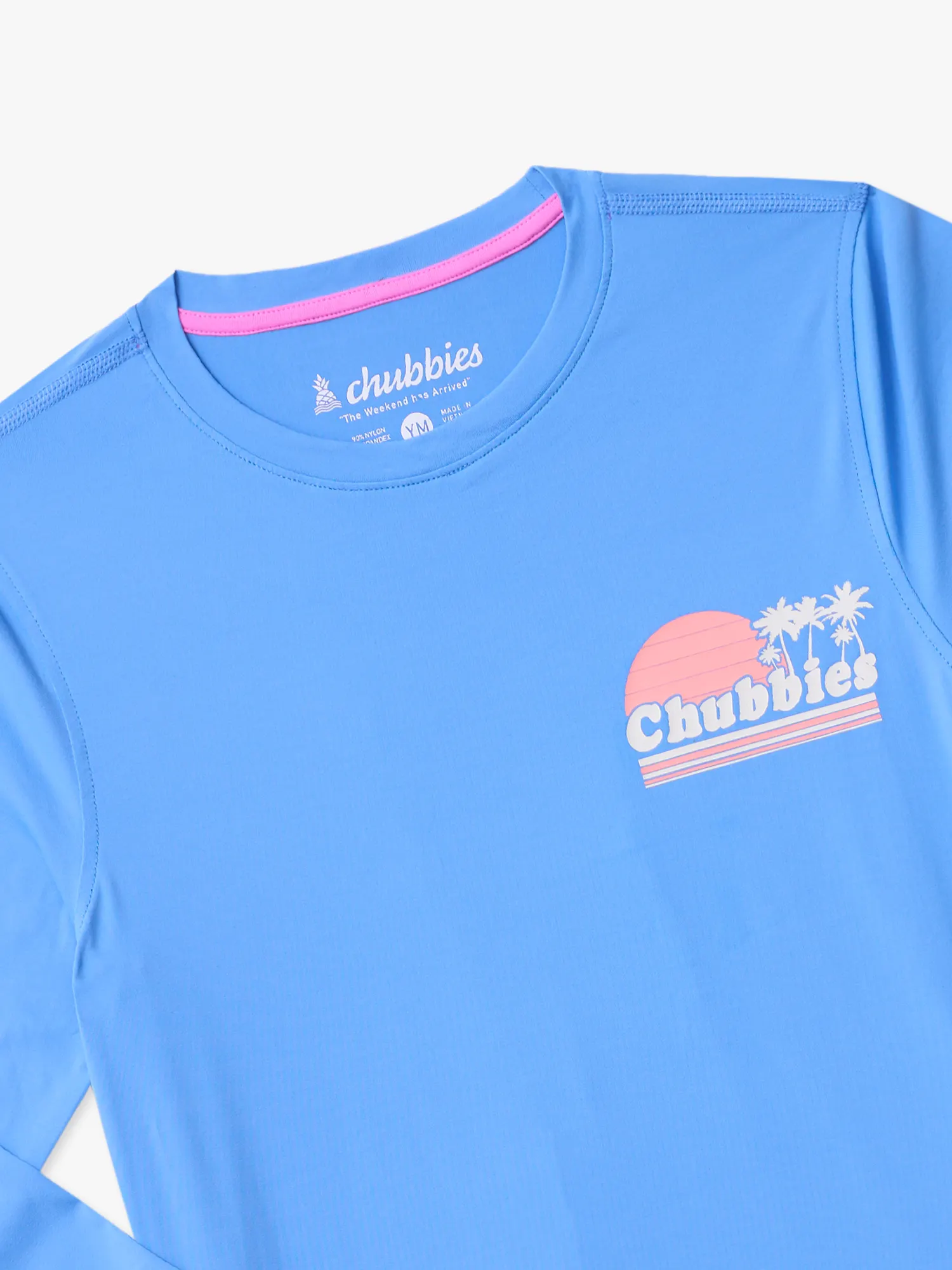 The Ol' College Try (Boys Sun Crewneck)- Marina - Image 3