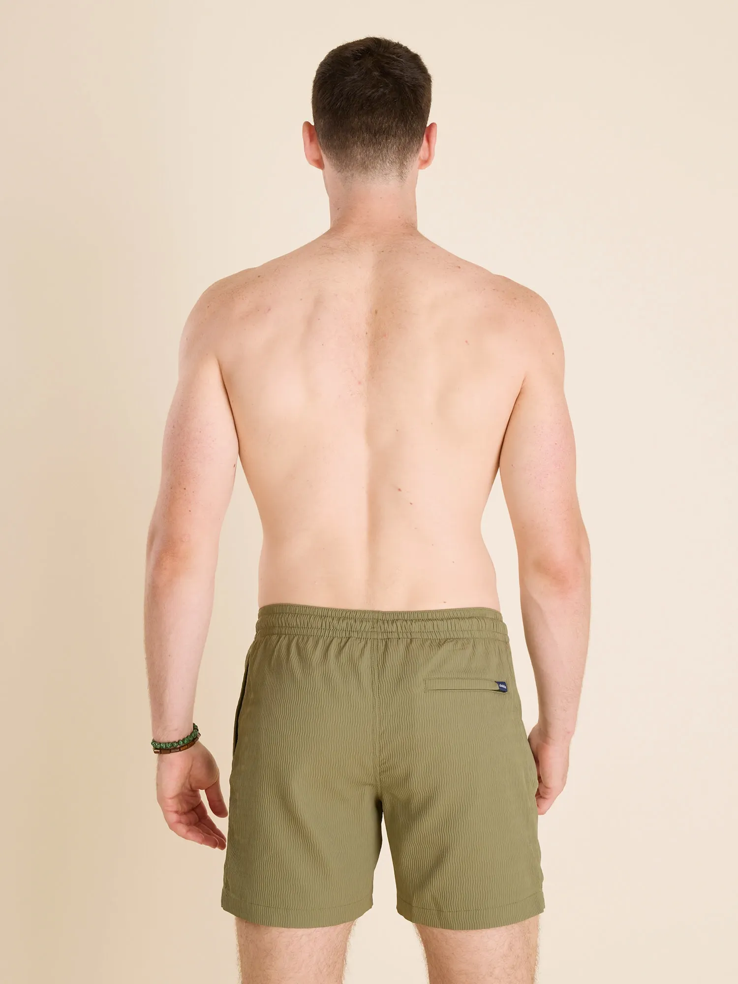 The Olive You Mans 5.5" (Textured Lined Swim) - Image 4