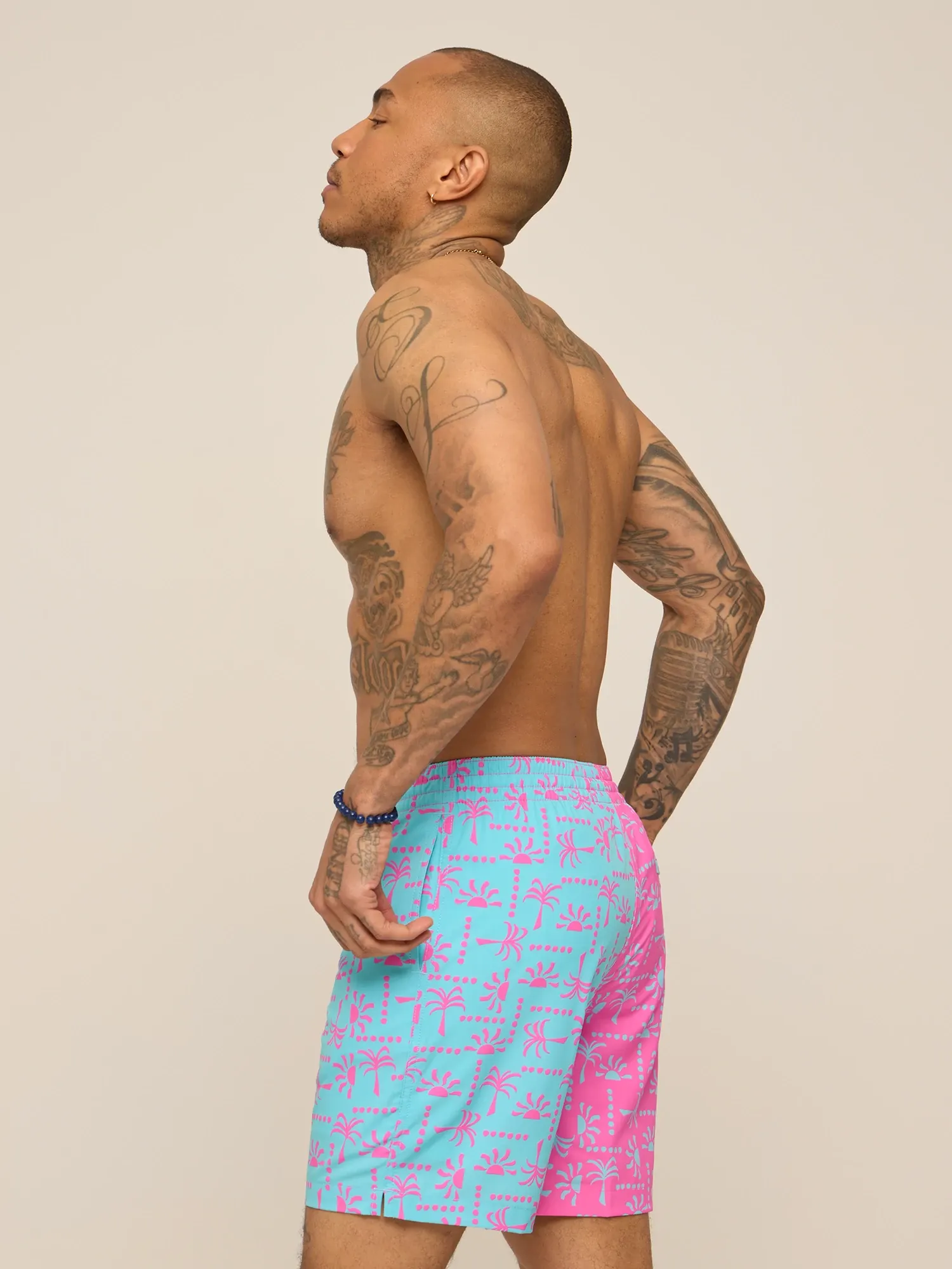 The Pacific Grids 7" (Classic Lined Swim Trunk) - Image 3