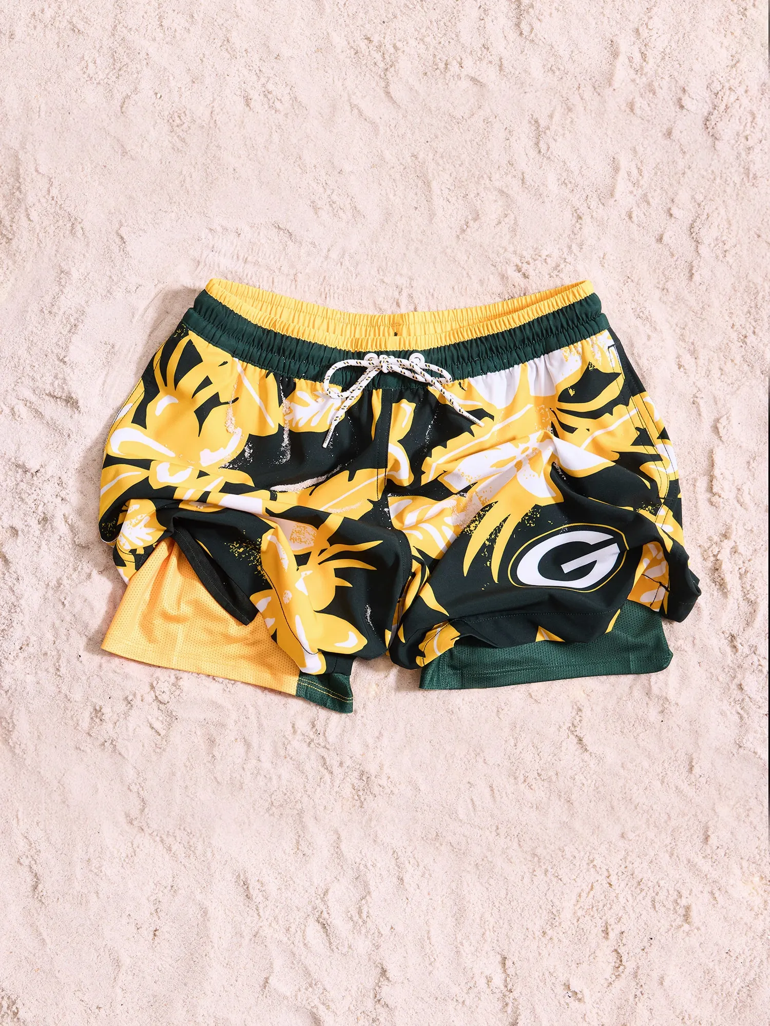 The Packers Deep End Zones 5.5" (Classic Lined Swim Trunk) - Image 3