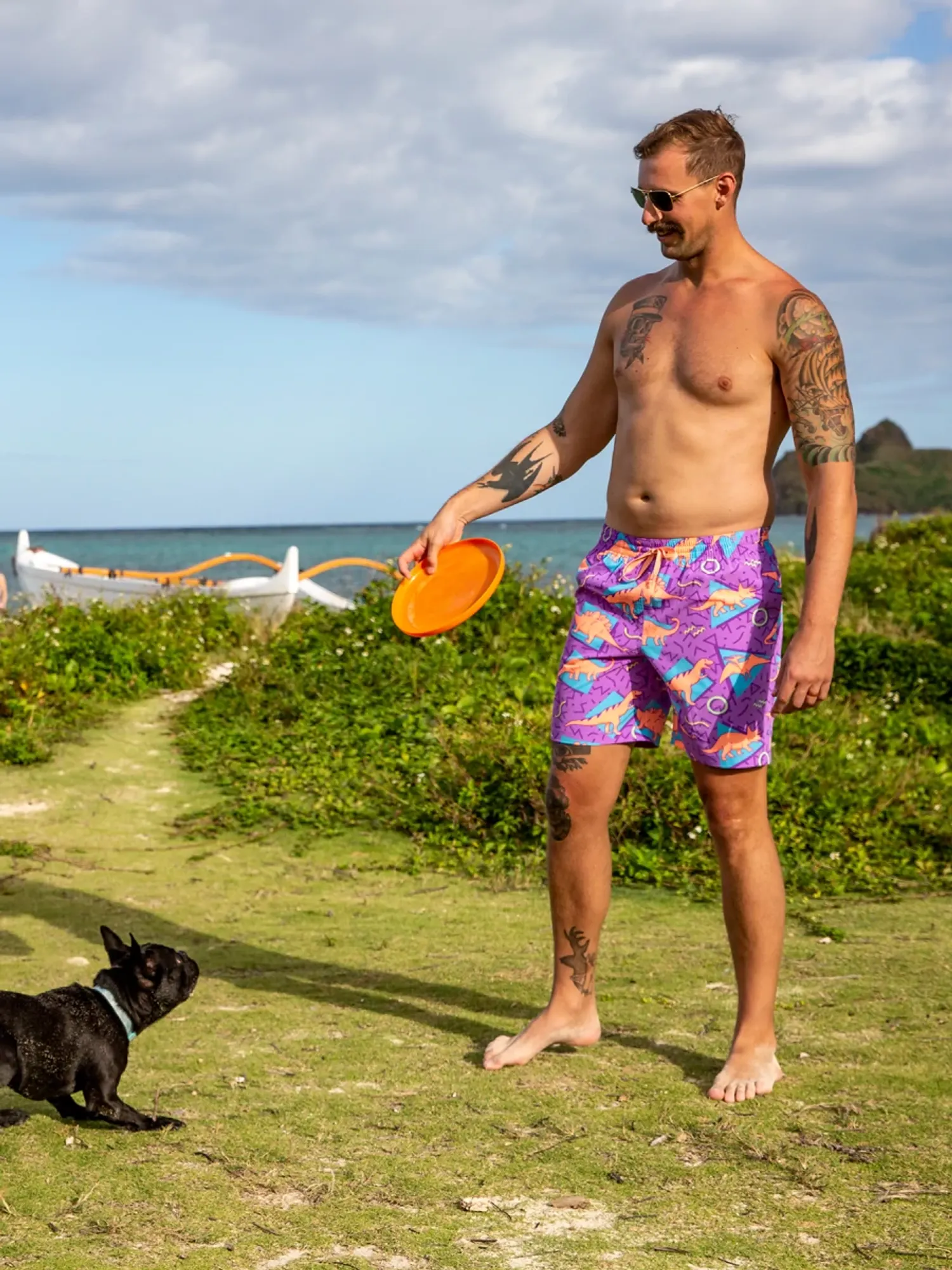 The Pair O Dactyles 5.5" (Classic Lined Swim Trunk) - Image 3
