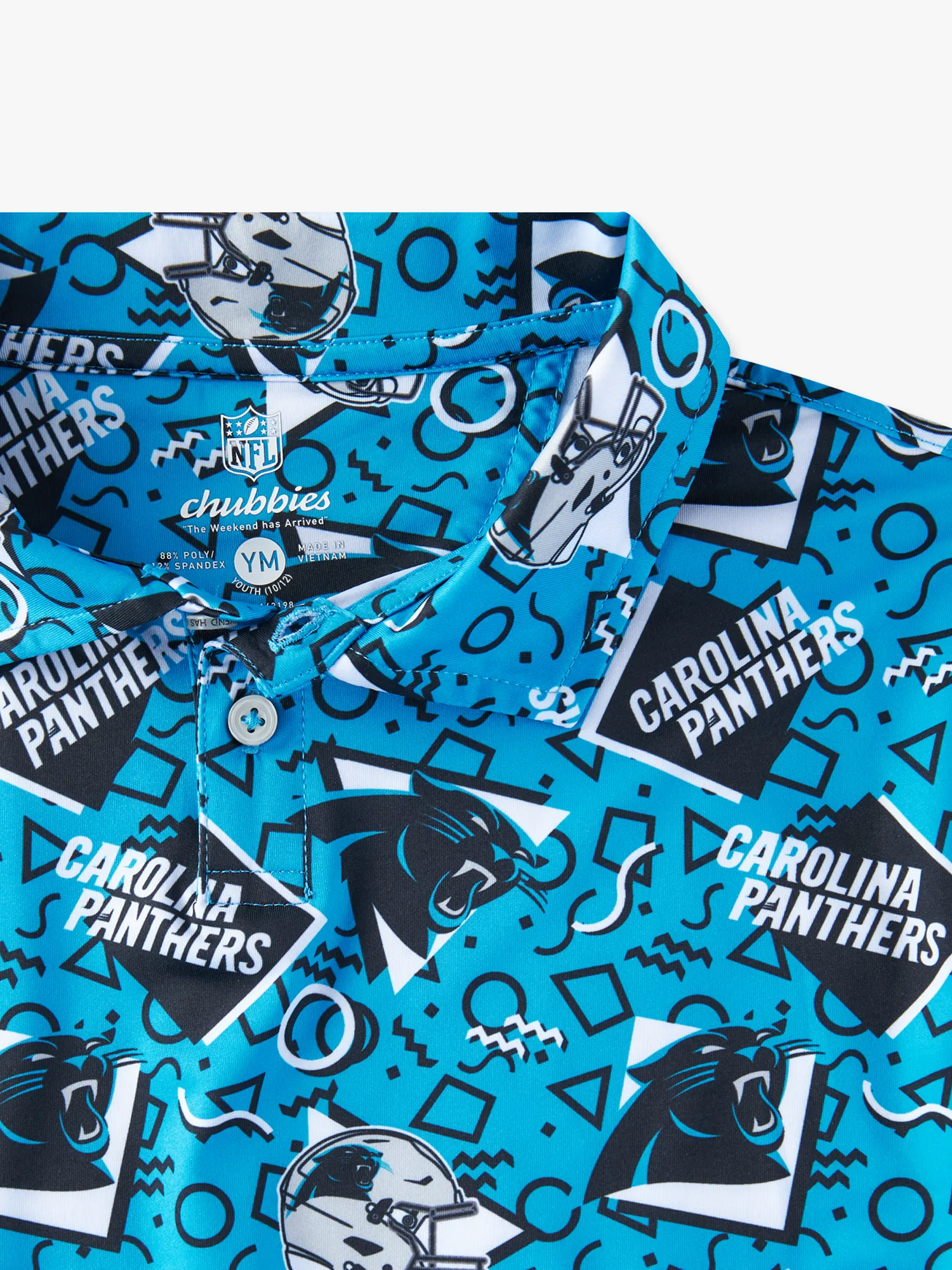 The Panthers Game Day Fit (Boys Performance Polo) - Image 2