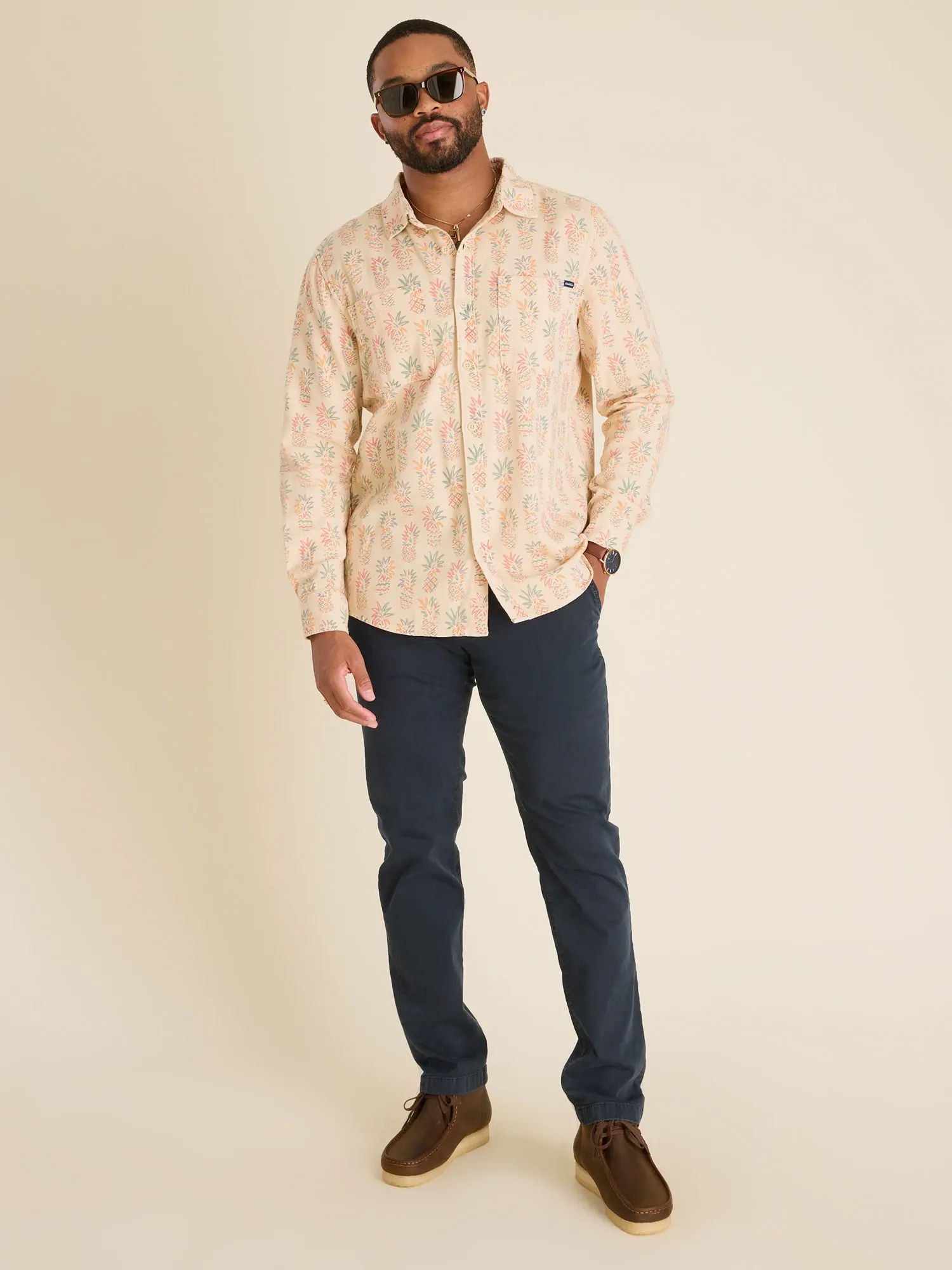 The Pastel Pineapple (LS Button Down) - Image 4