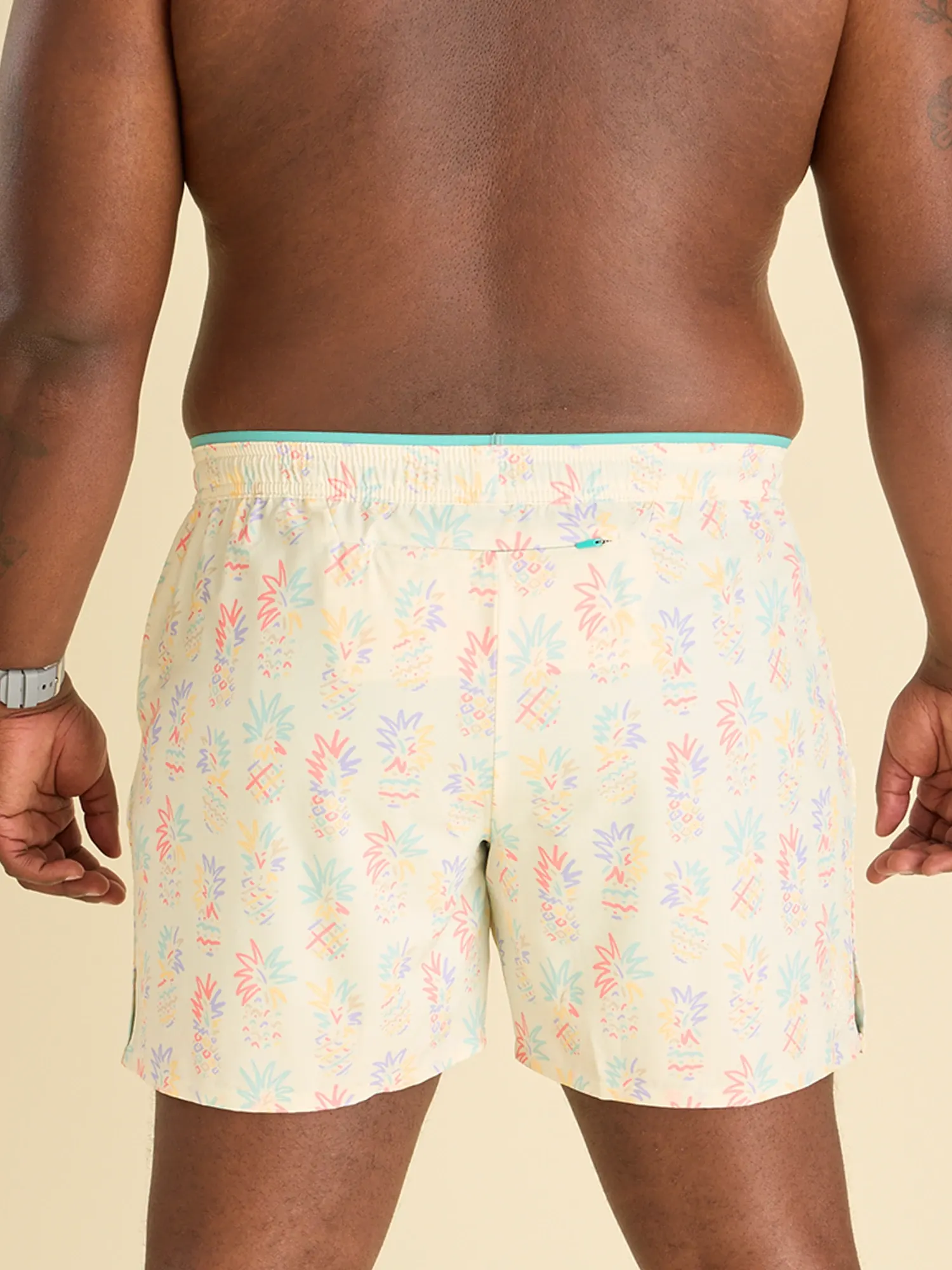 The Pastel Pineapples 5.5" (Ultimate Training Short with Hidden Liner) - Image 3
