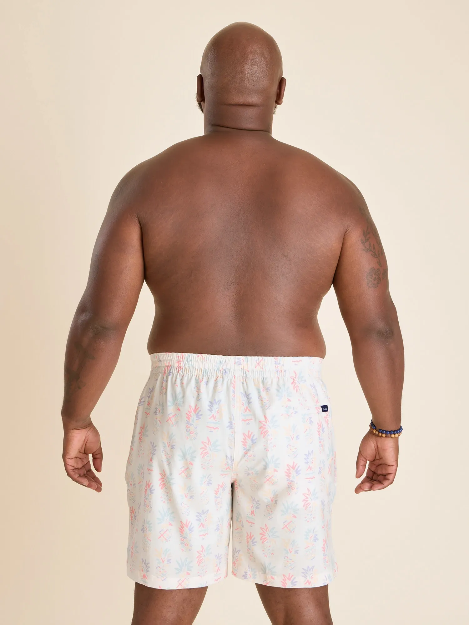 The Pastel Pineapples 7" (Classic Lined Swim Trunk) - Image 2