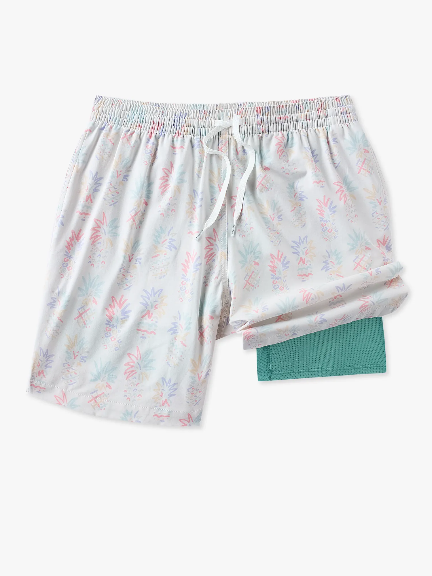 The Pastel Pineapples 7" (Classic Lined Swim Trunk) - Image 6