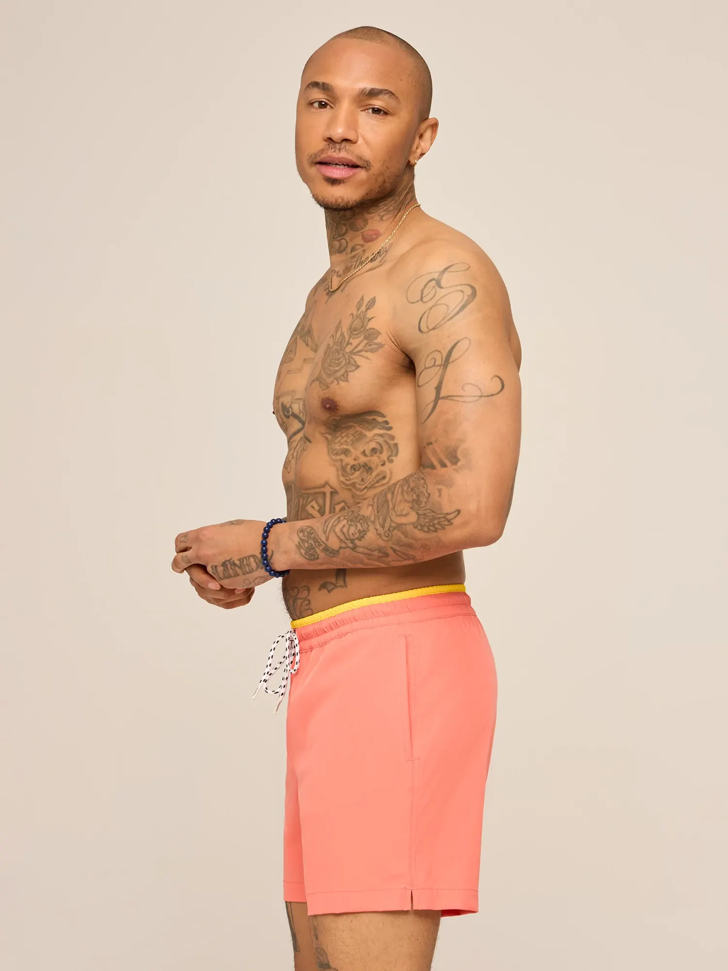 The Peach Perfects 5.5" (Classic Lined Swim Trunk w/ SP WB) - Image 3