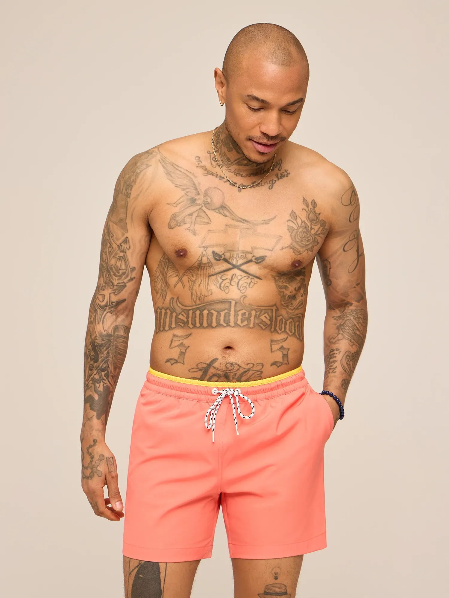 The Peach Perfects 5.5" (Classic Lined Swim Trunk w/ SP WB) - Image 4
