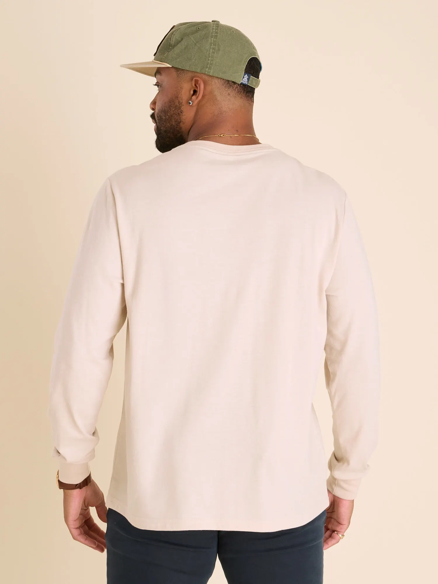 The Perfectly Oat-ay (L/S Pocket T-Shirt) - Image 2