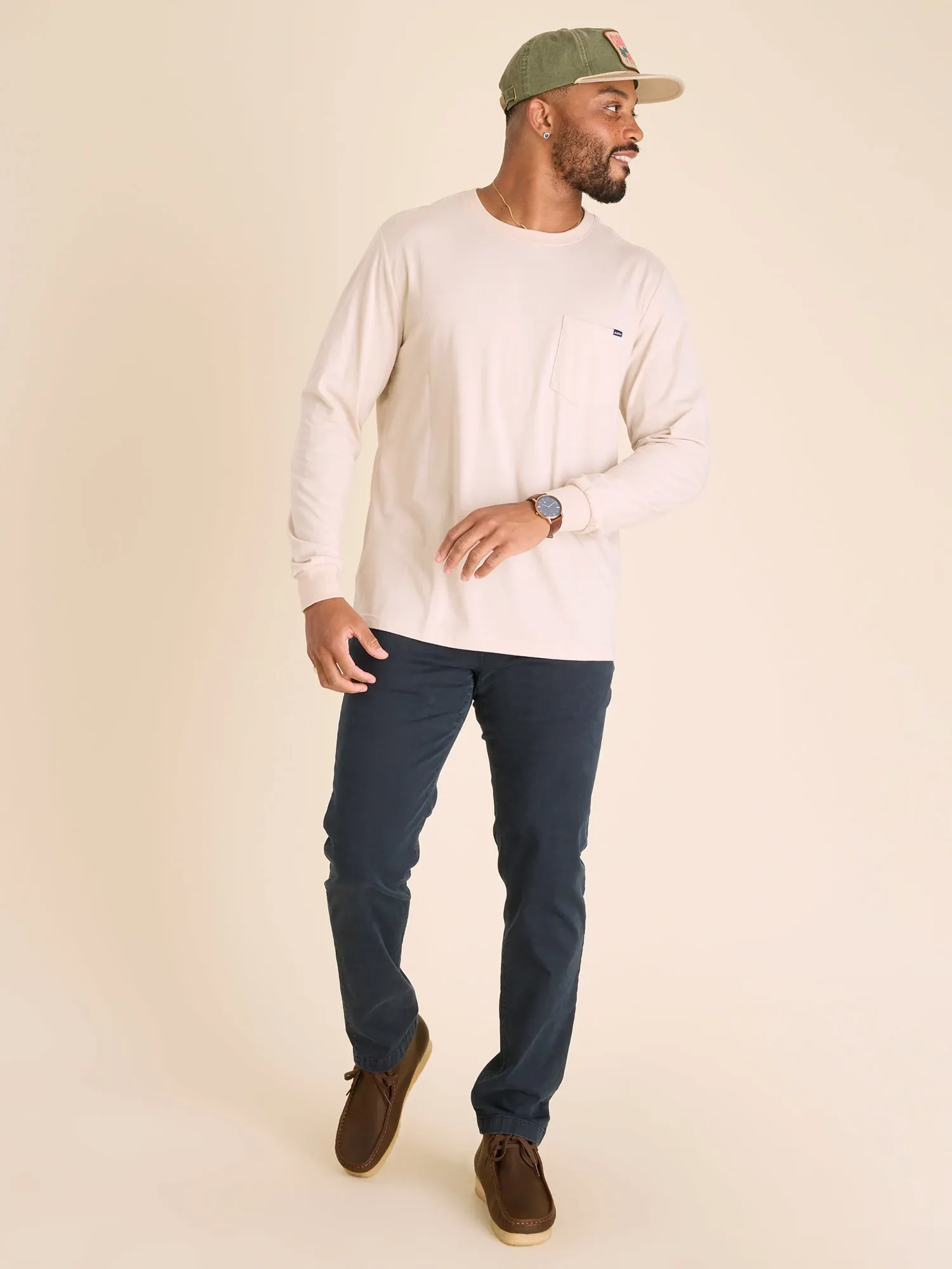 The Perfectly Oat-ay (L/S Pocket T-Shirt) - Image 3
