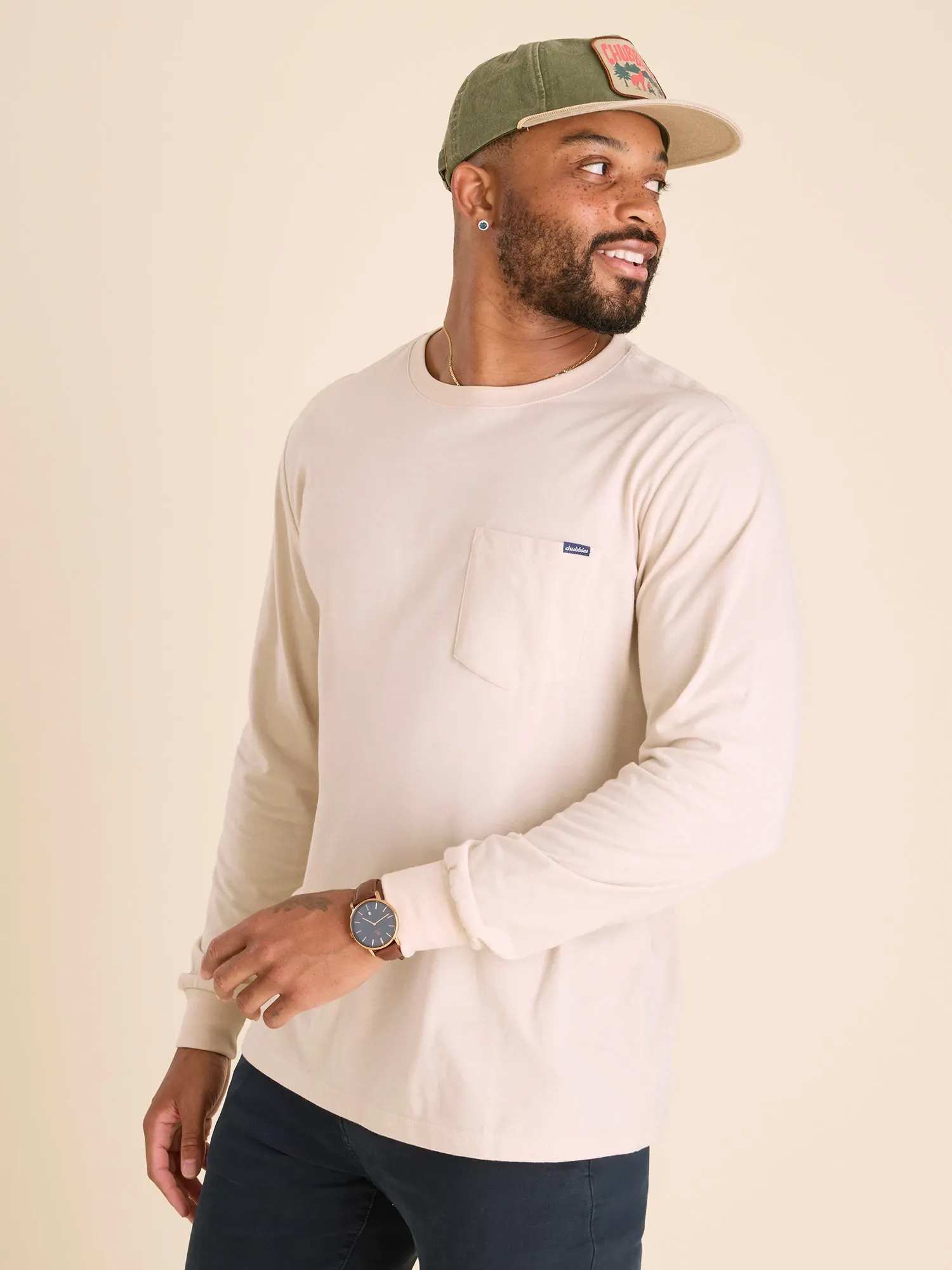 The Perfectly Oat-ay (L/S Pocket T-Shirt) - Image 4