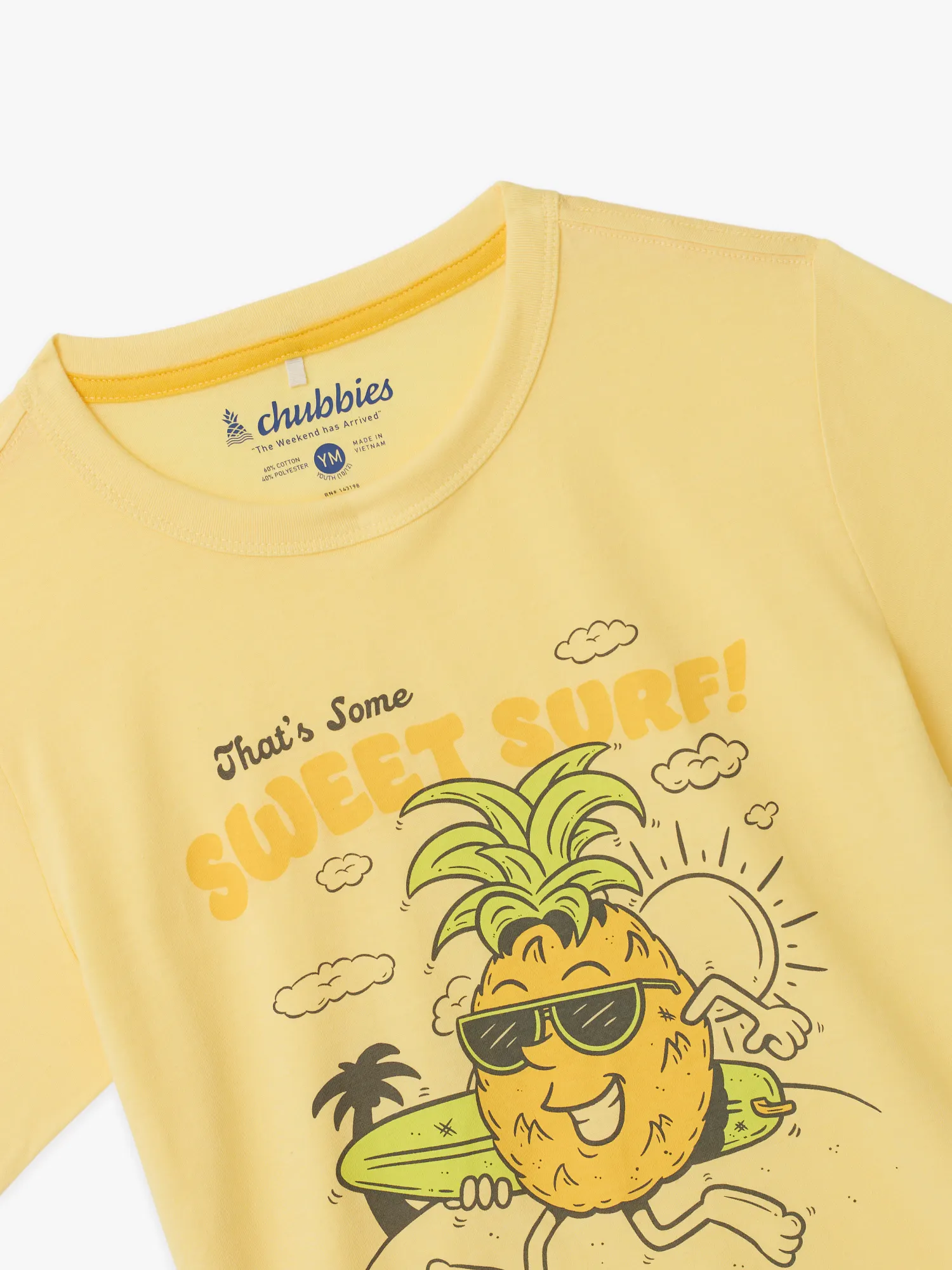 The Pineapple-A-Day (Boys Non Pocket T-Shirt) - Image 3