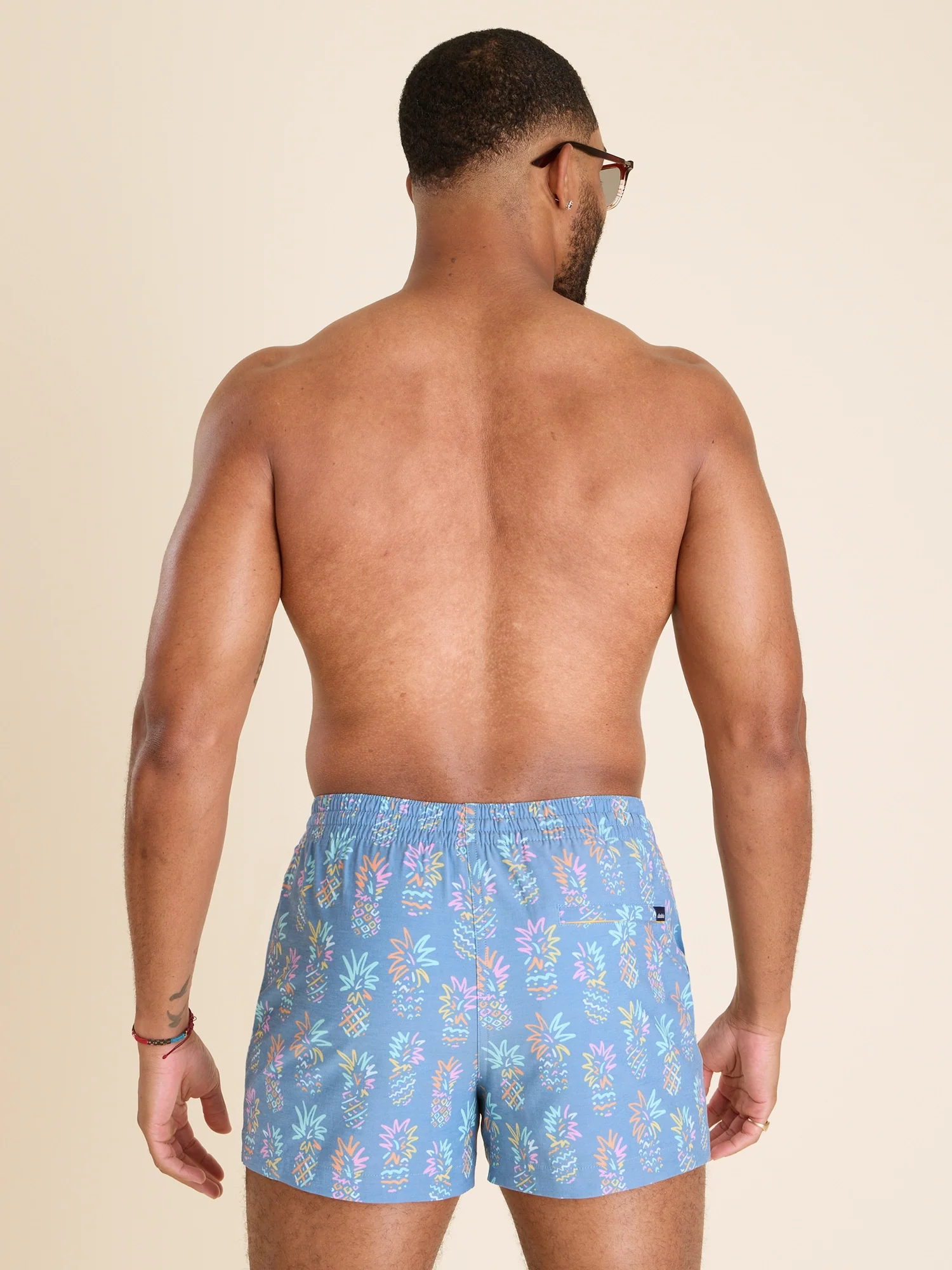 The Pineapple Sketches 4" (Classic Lined Swim Trunk) - Image 2