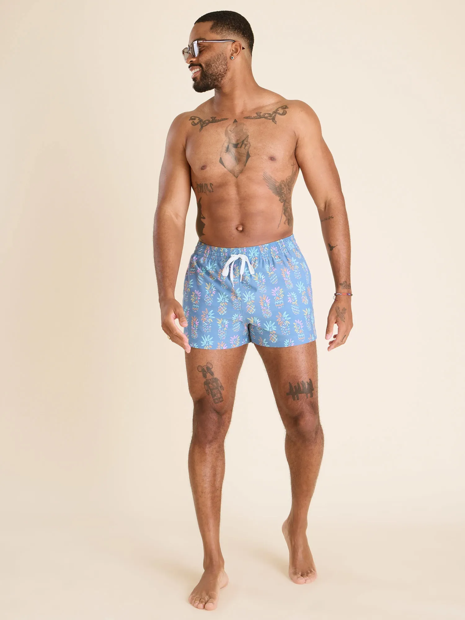 The Pineapple Sketches 4"(Classic Swim Trunk) - Image 4