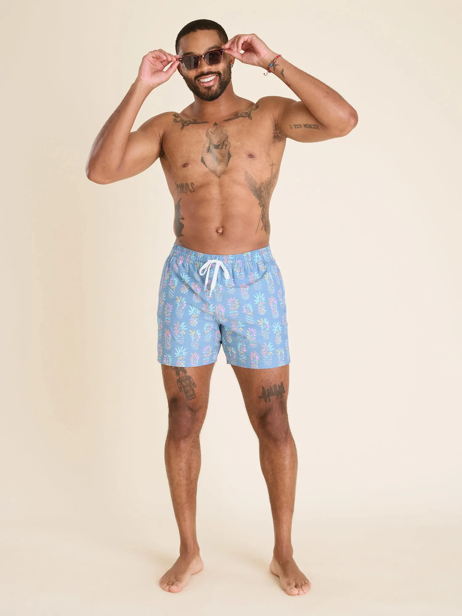 The Pineapple Sketches 5.5" (Classic Swim Trunk) - Image 4