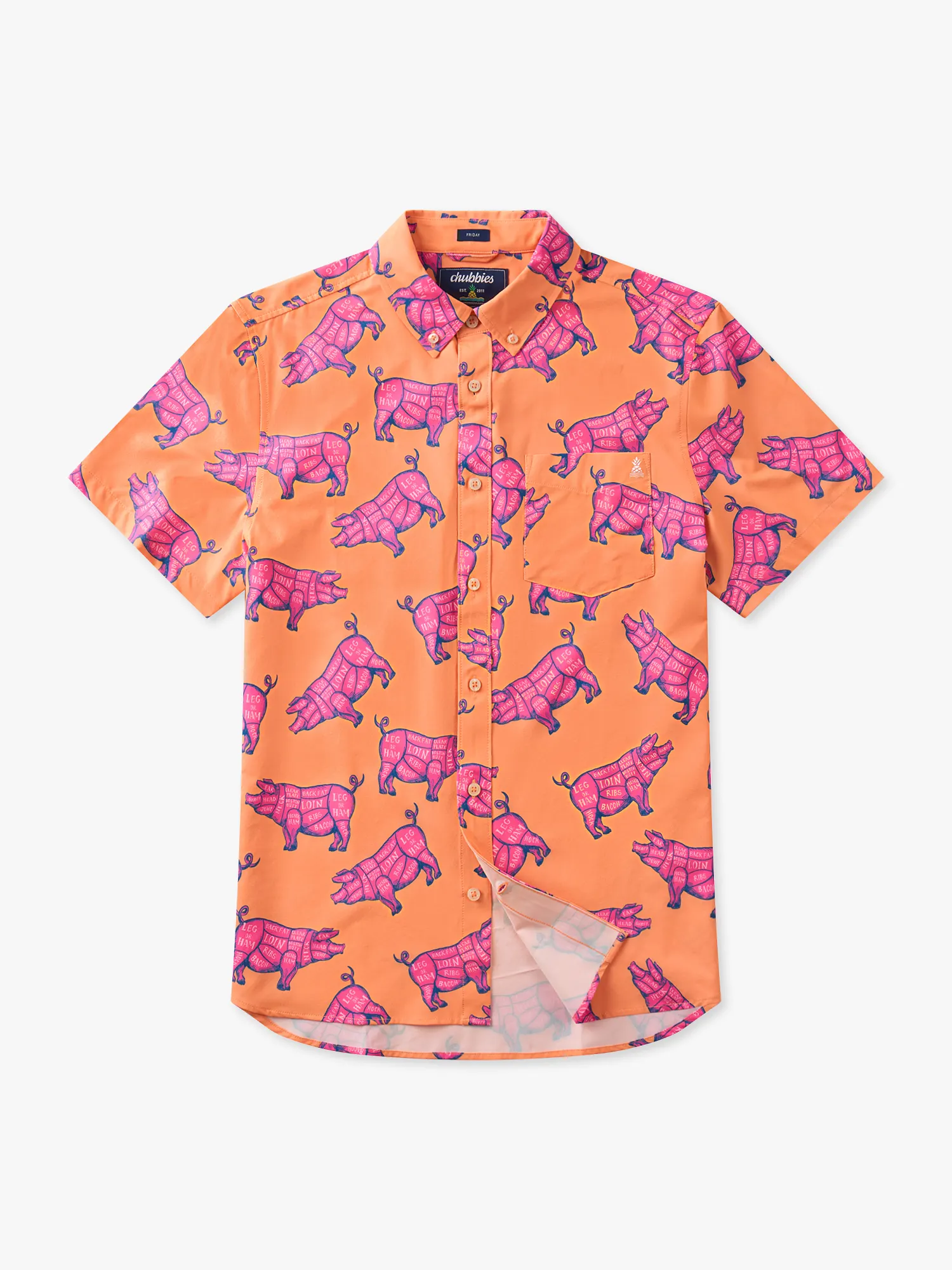 The Pork Rind- Orange (Performance Friday Shirt) - Image 5
