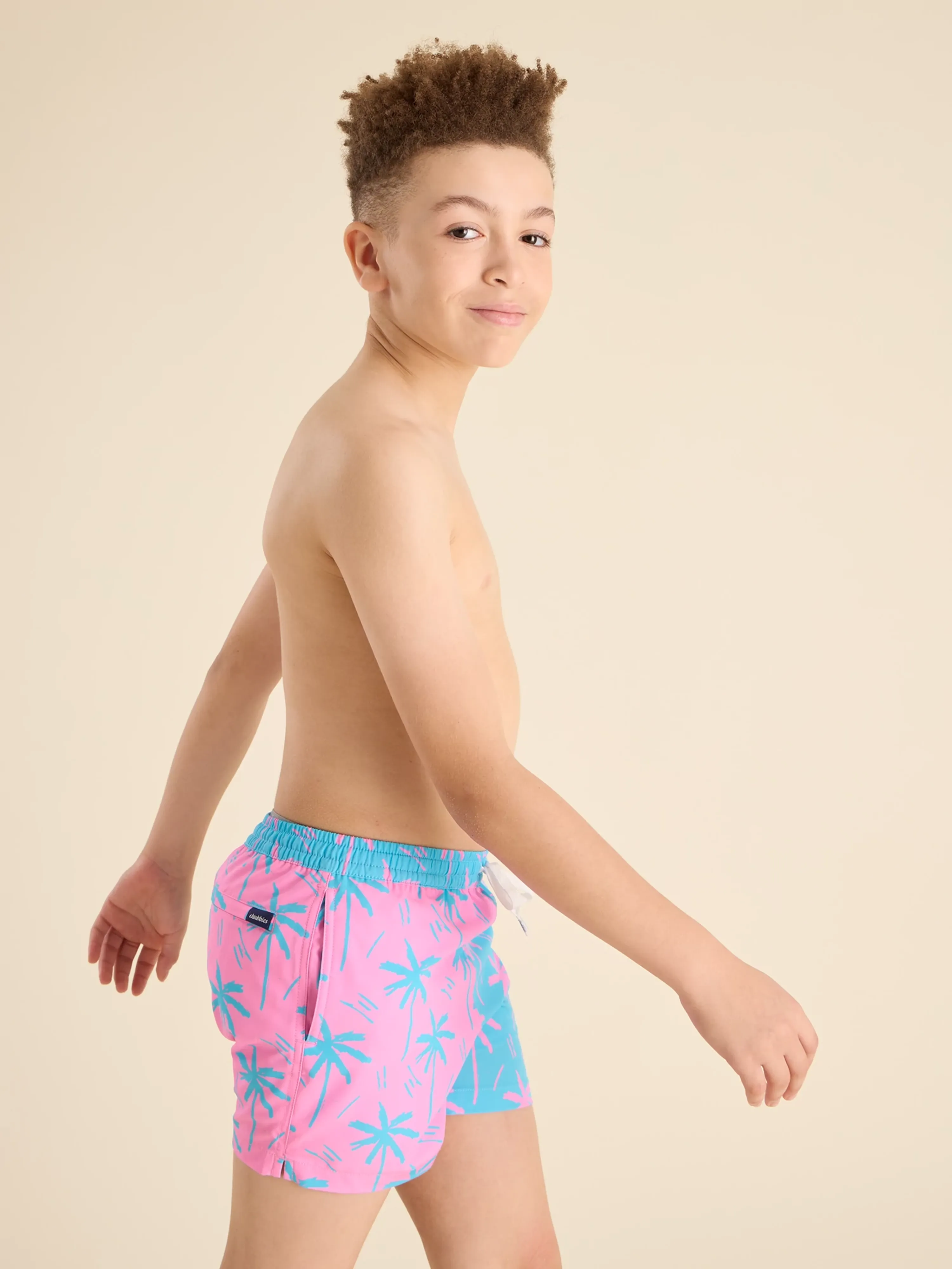 The Prince of Prints (Boys Lined Classic Swim Trunk- Shorter) - Image 3