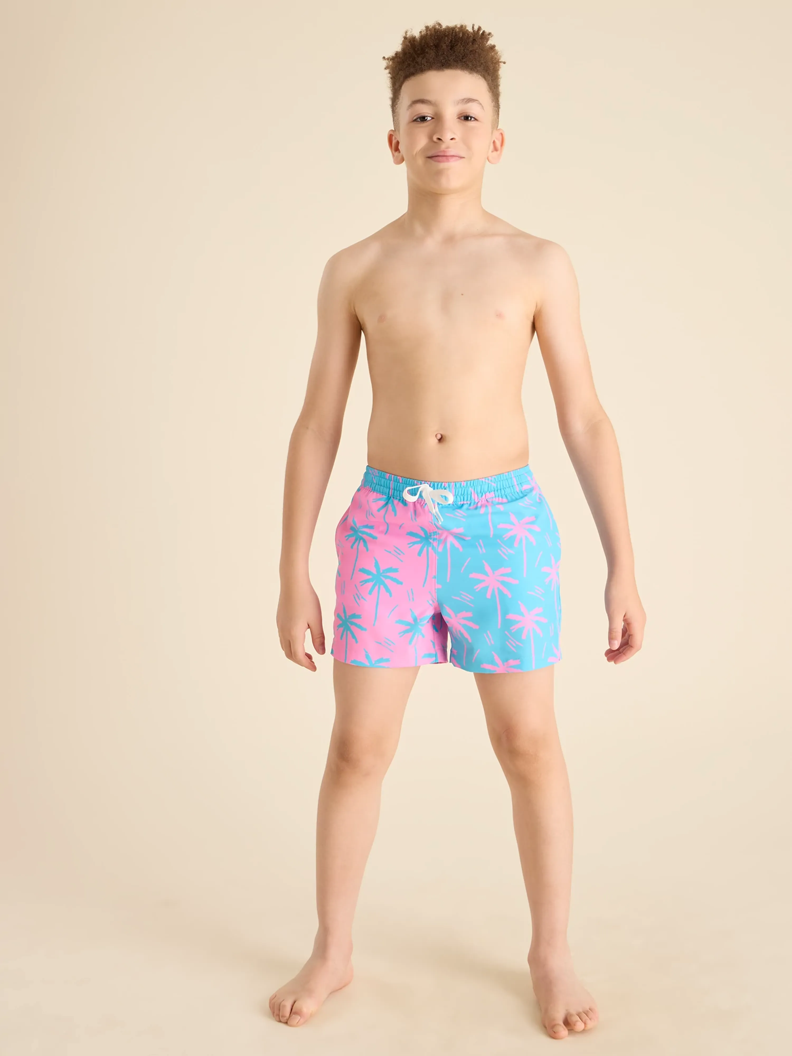 The Prince of Prints (Boys Lined Classic Swim Trunk- Shorter) - Image 4