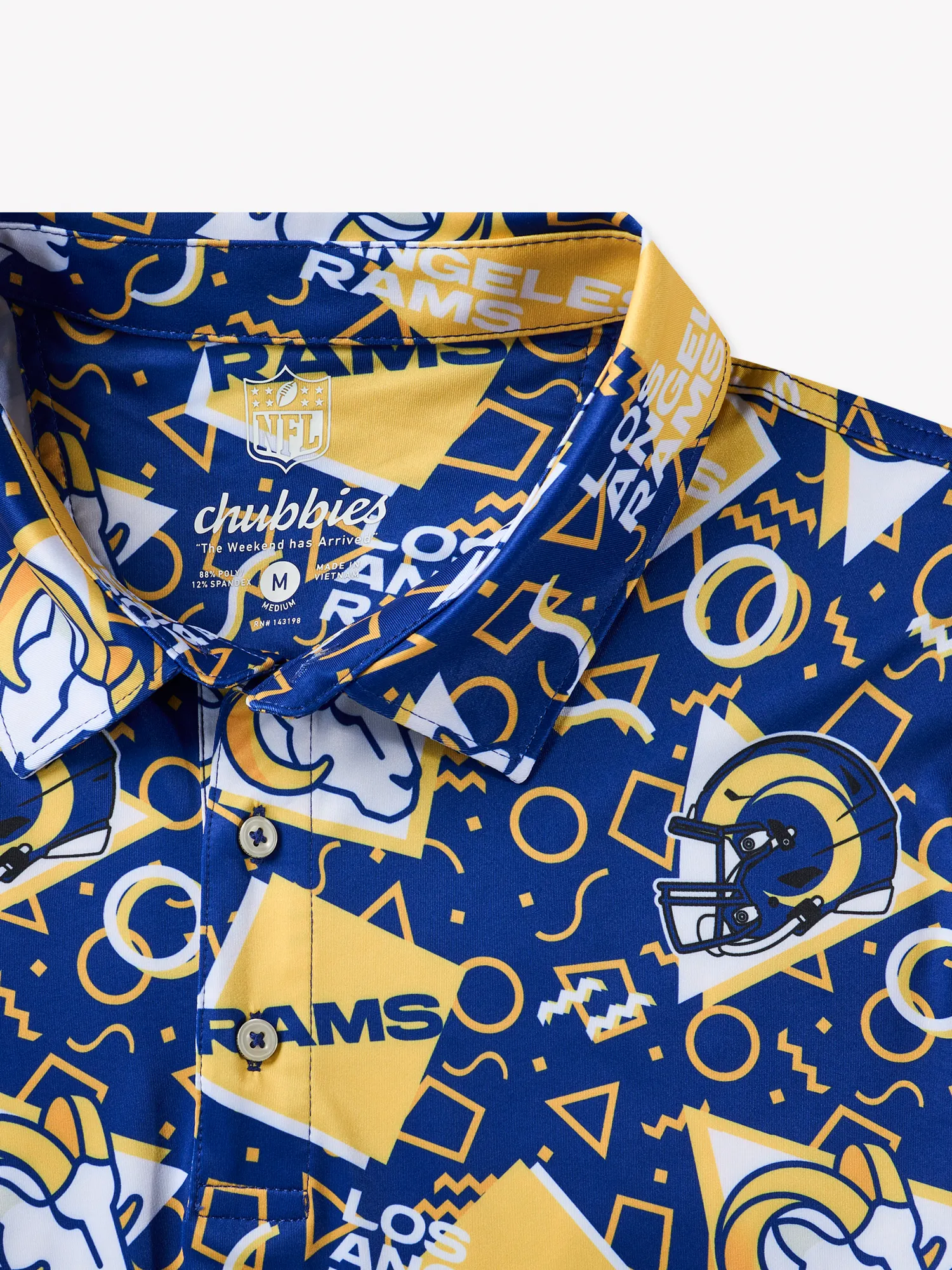 The Rams Game Day Fit (Performance Polo) - Image 2